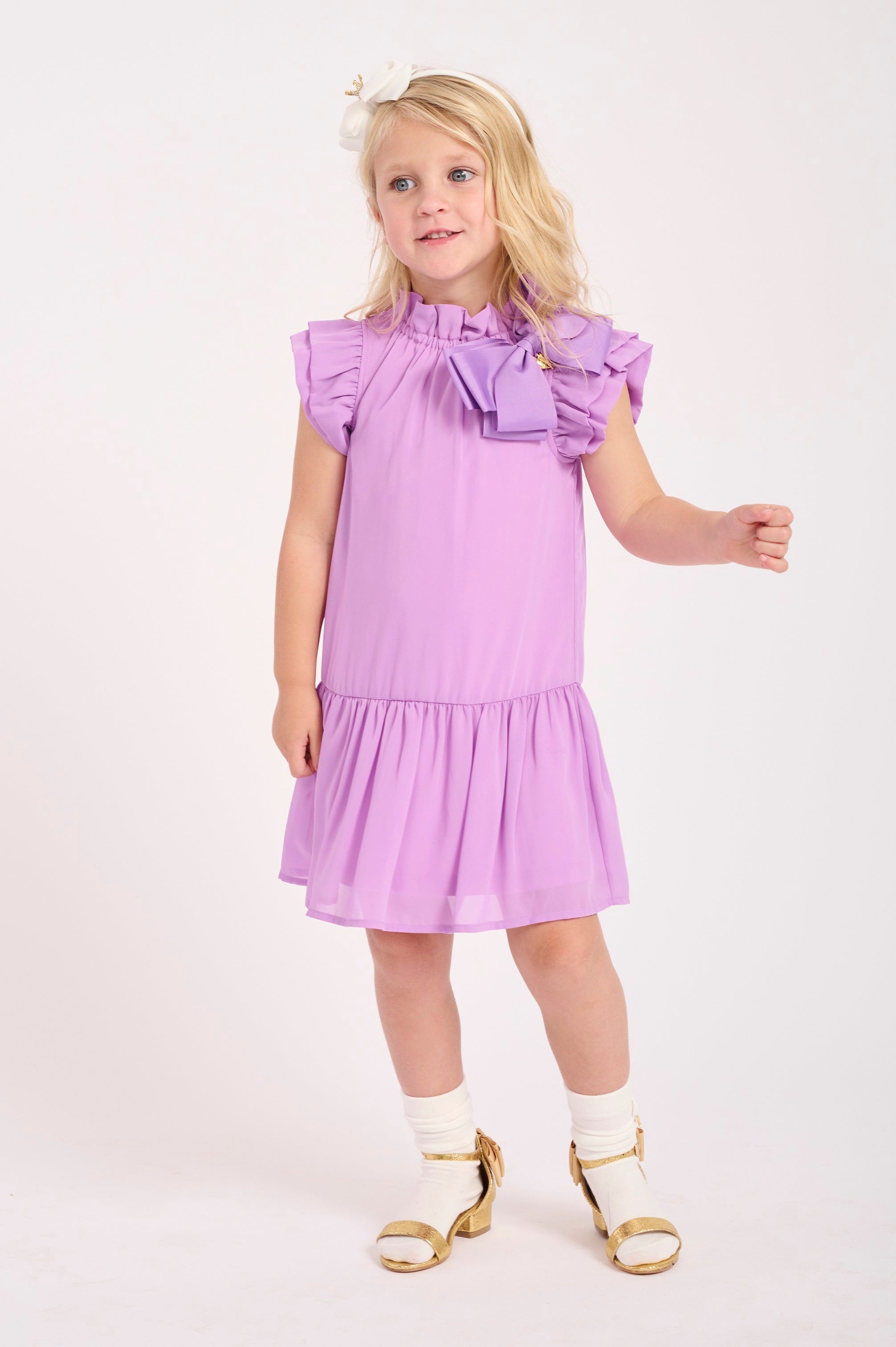 Fern Dress Lilac - BEVAVA