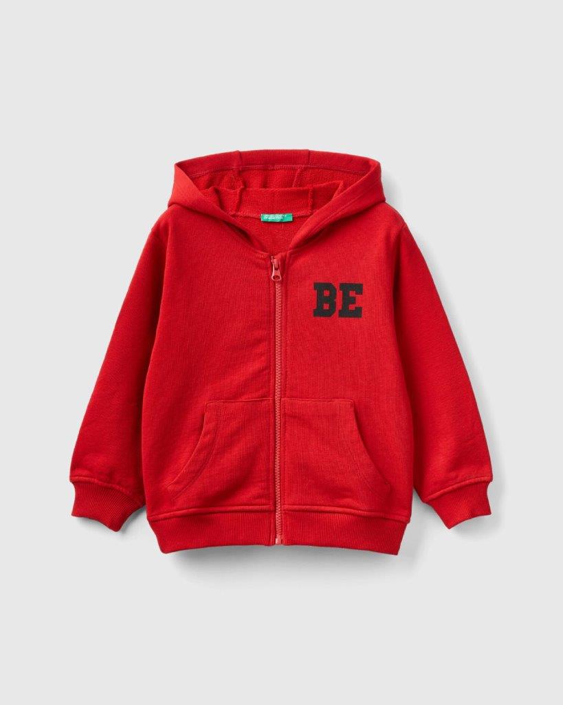 100% Cotton Hoodie Tracksuit With Logo_02