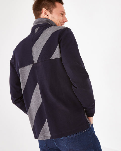 Dark Blue Maillot Manches Longues Eden Park