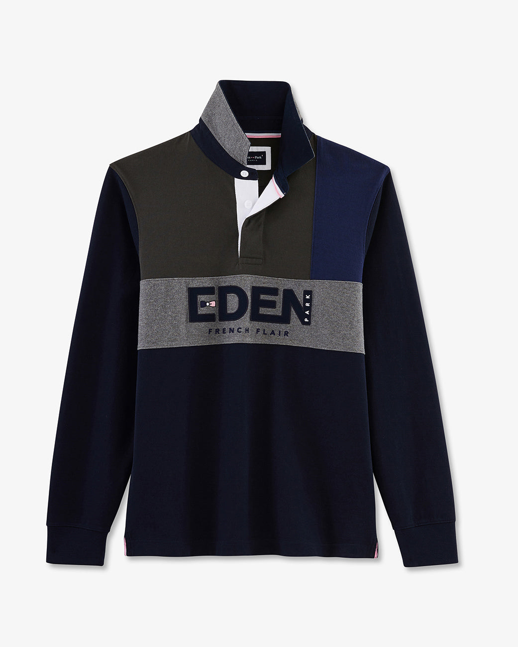 Dark Blue Maillot Manches Longues Eden Park