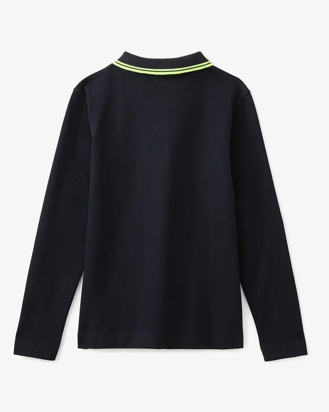 Dark Blue Polo Manches Longues - BEVAVA