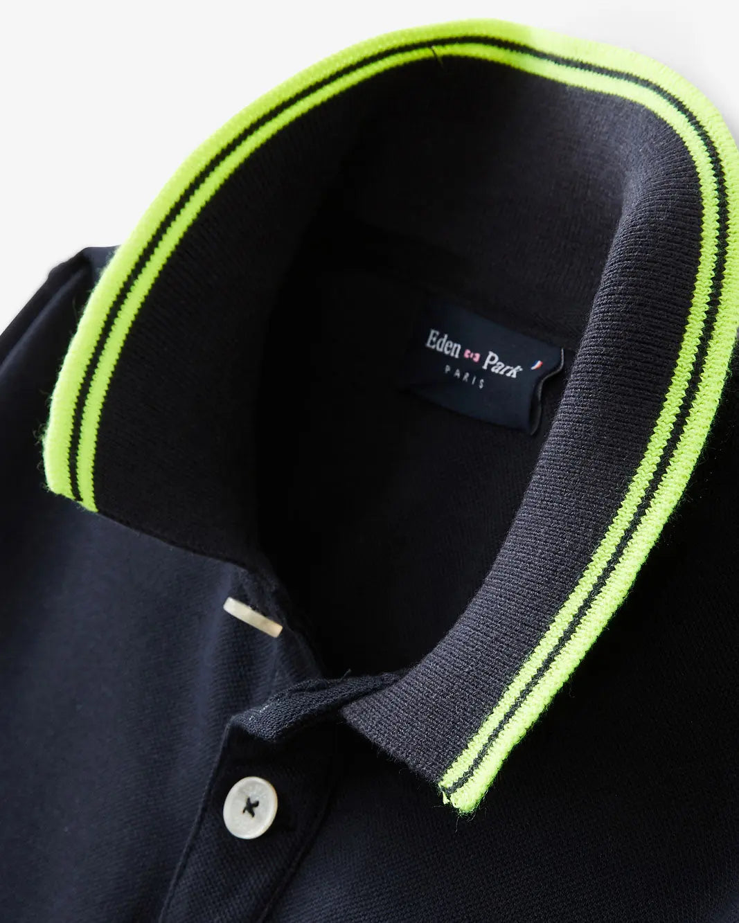 Dark Blue Polo Manches Longues - BEVAVA