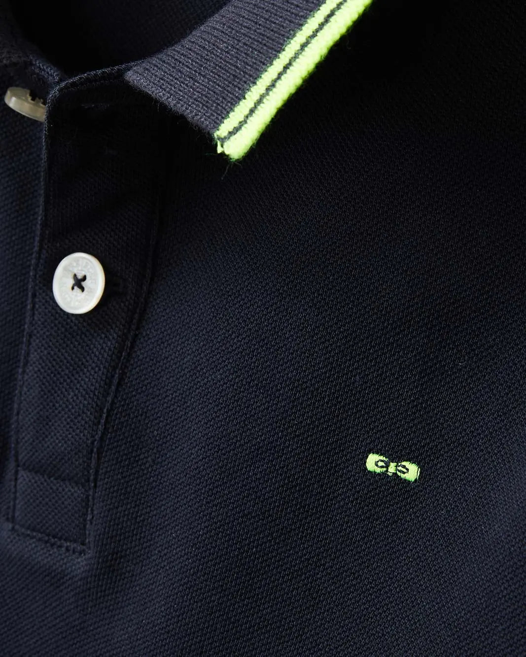 Dark Blue Polo Manches Longues - BEVAVA