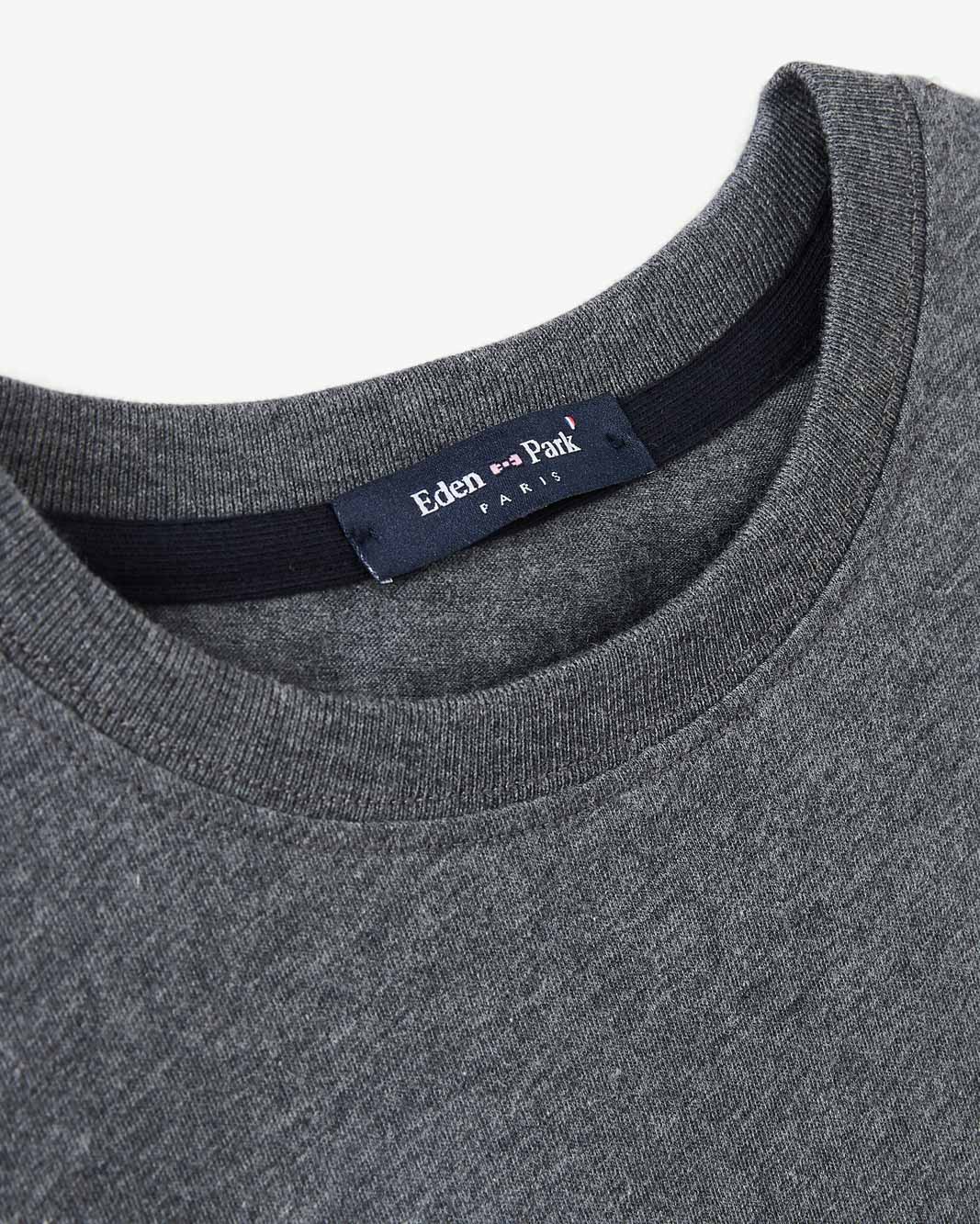 Dark Grey T-Shirt Manches Courtes - BEVAVA
