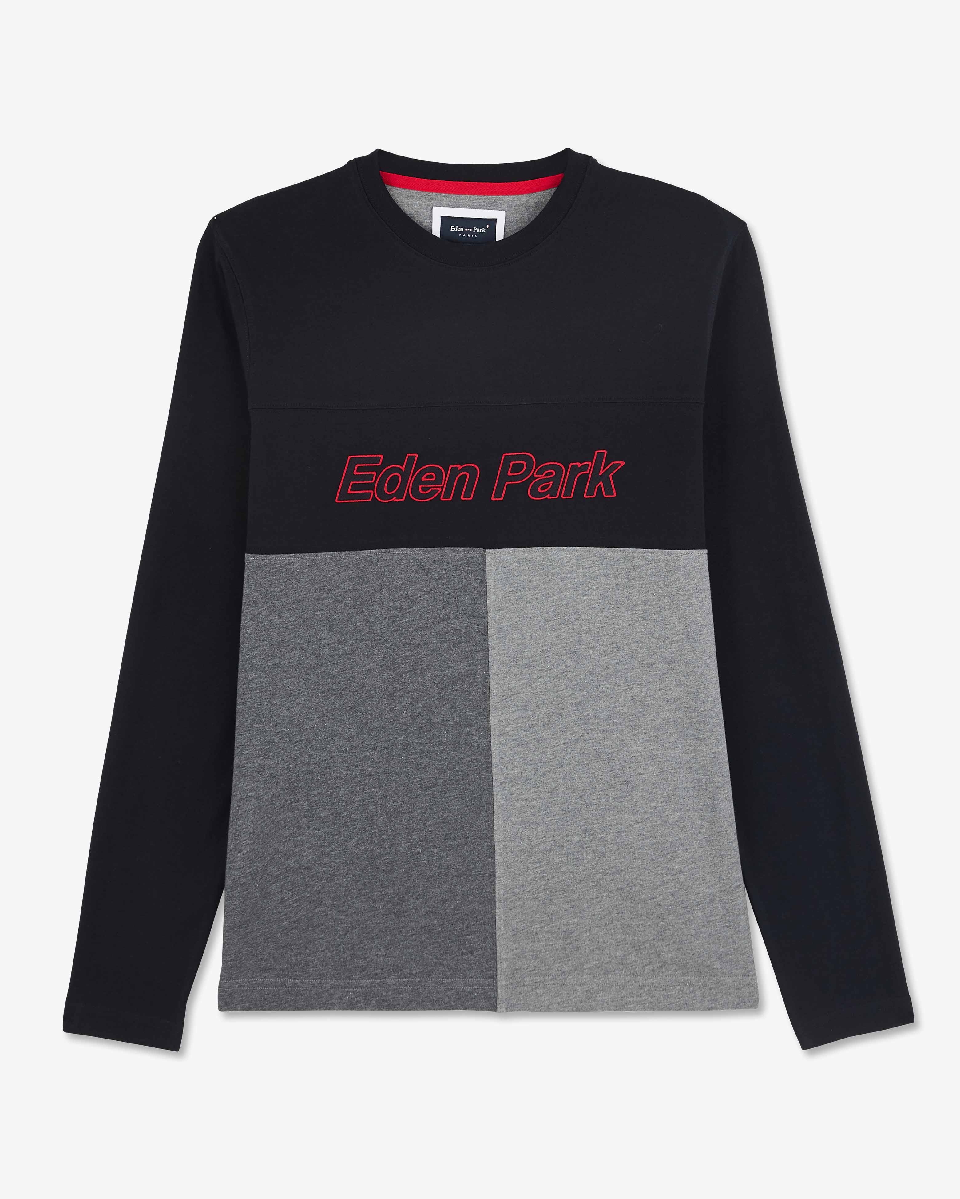 Dark Blue T-Shirt Manches Longues Eden Park