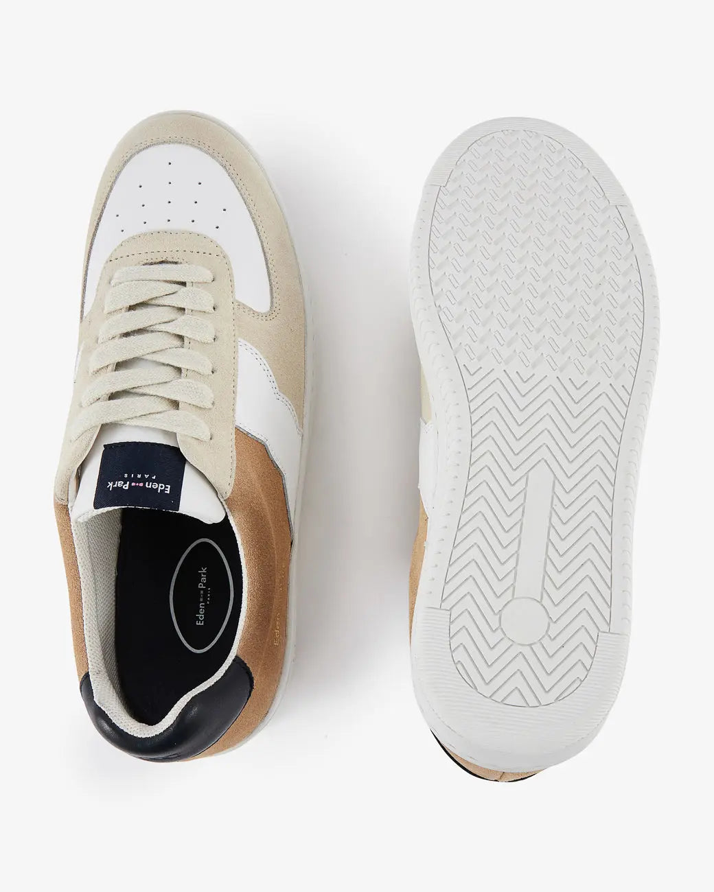 Beige Tennis Shoes - BEVAVA