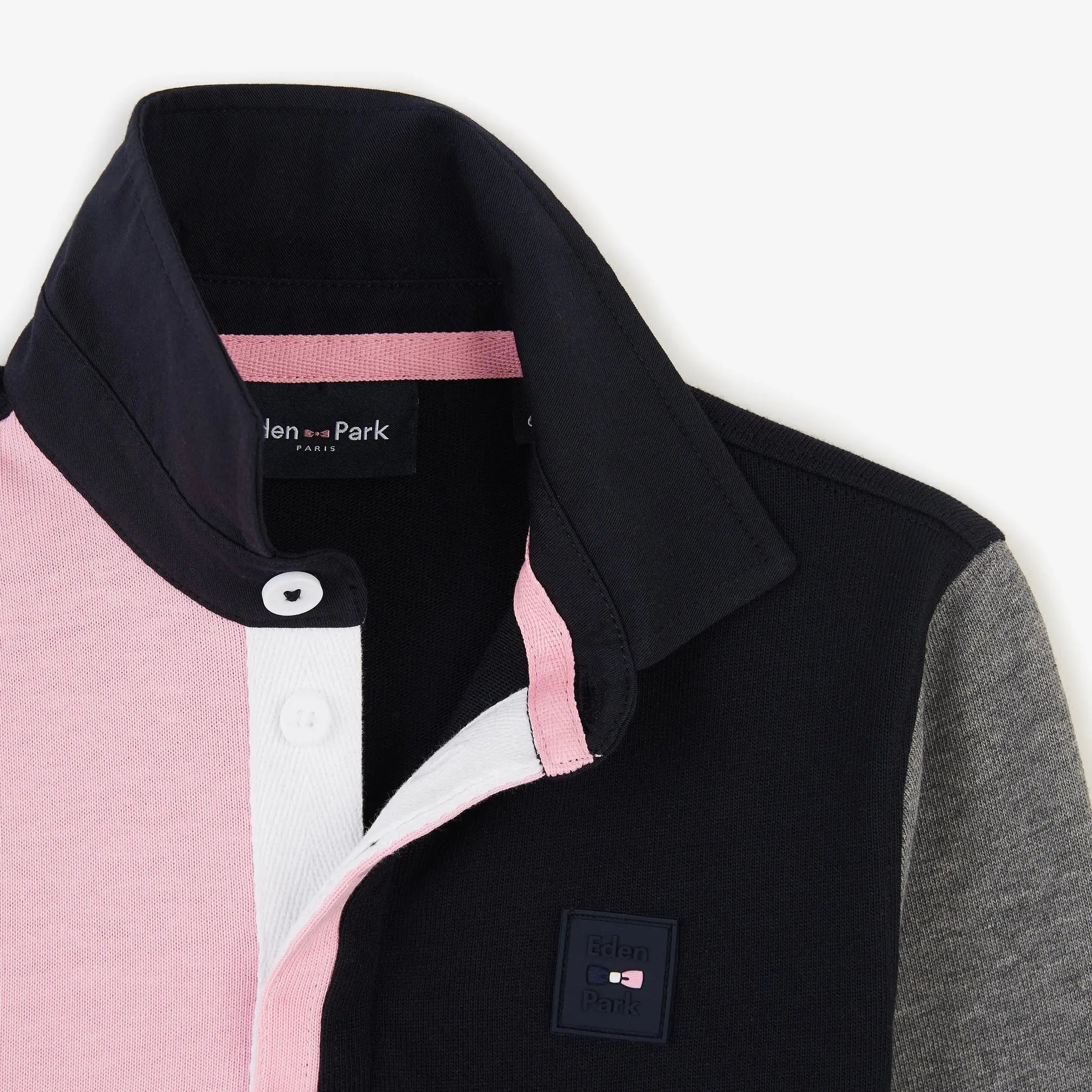 Color-Block Long-Sleeved Jersey - BEVAVA