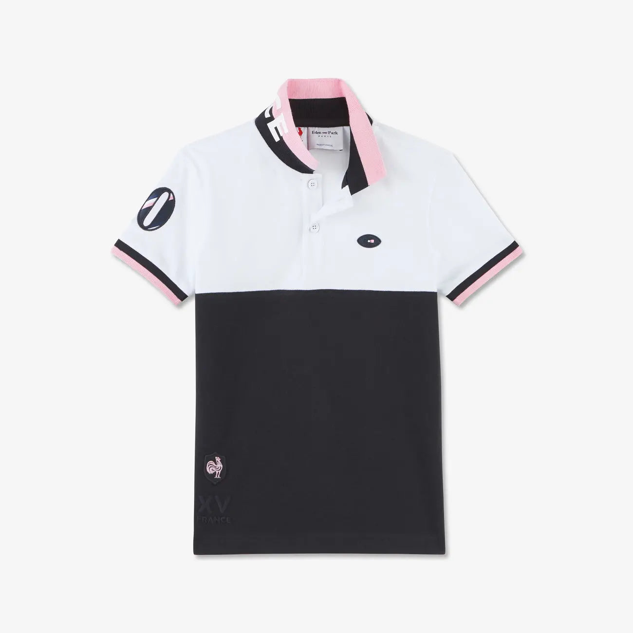 Tricolour Polo Embroidered With France XV - BEVAVA