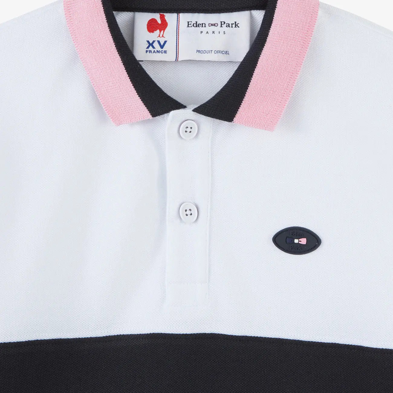 Tricolour Polo Embroidered With France XV - BEVAVA