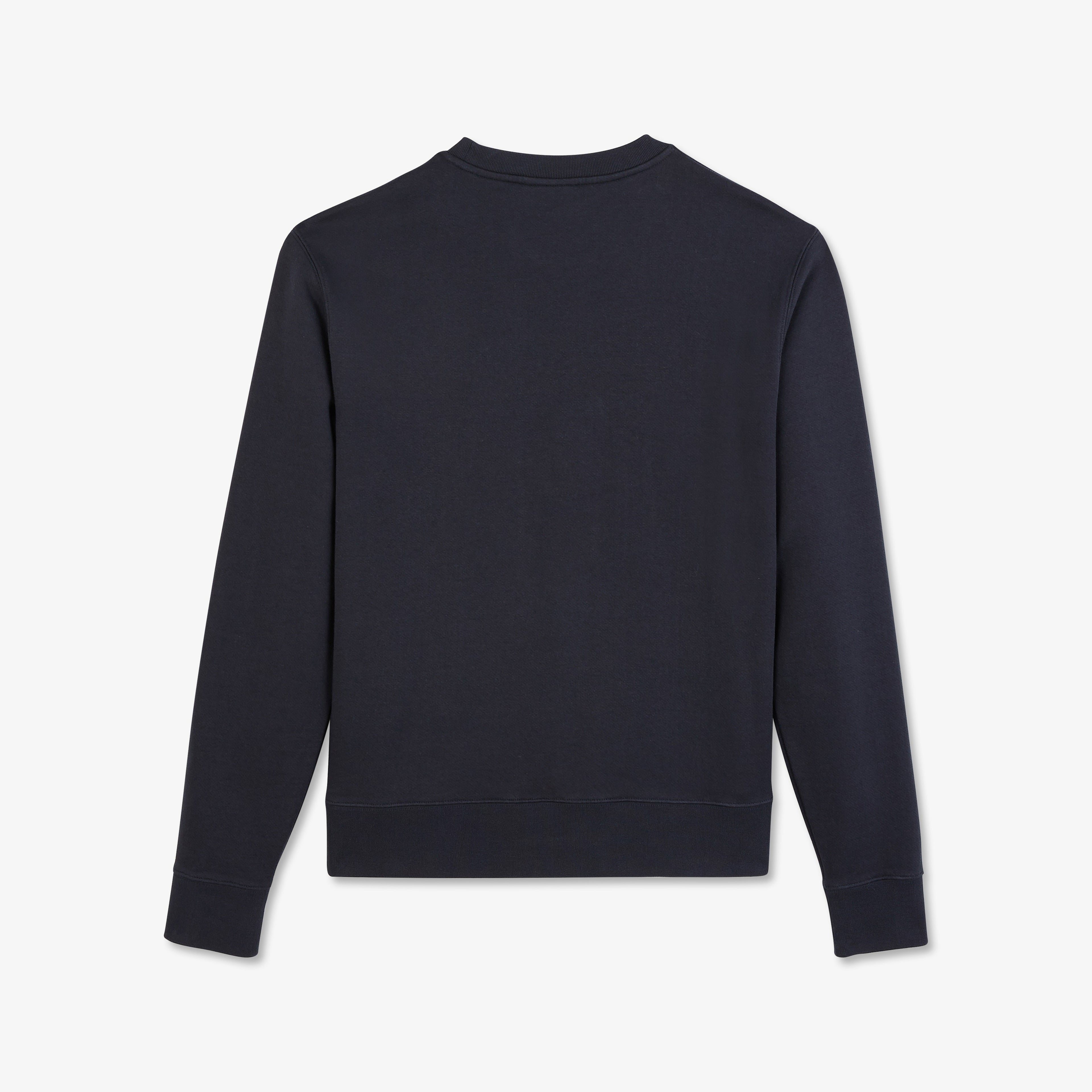 Navy Blue Sweatshirt With Embossed Logo Eden Park