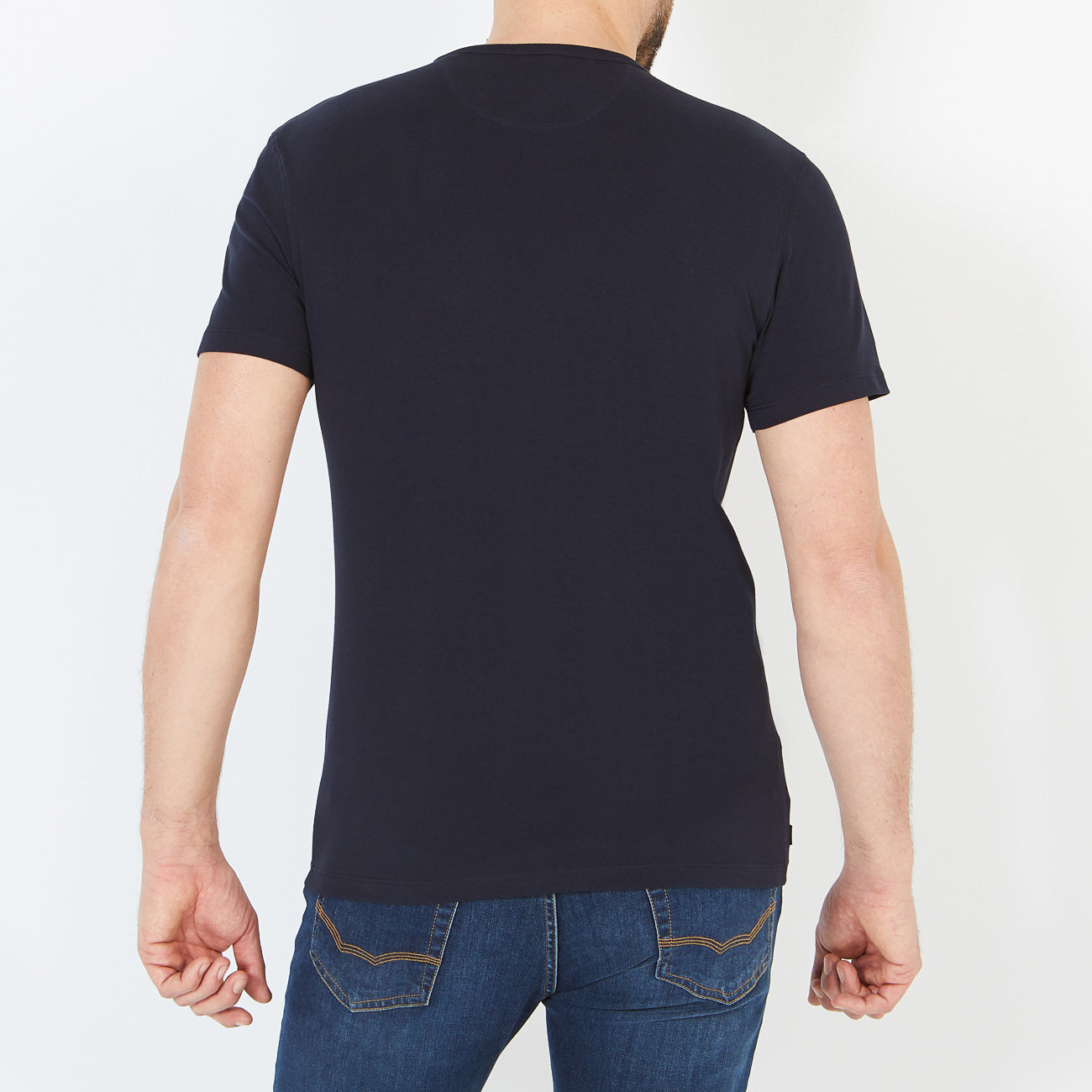 Navy Blue Short-Sleeved T-Shirt Eden Park
