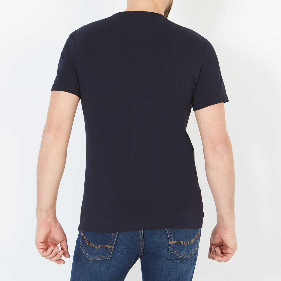 Navy Blue Short-Sleeved T-Shirt Eden Park