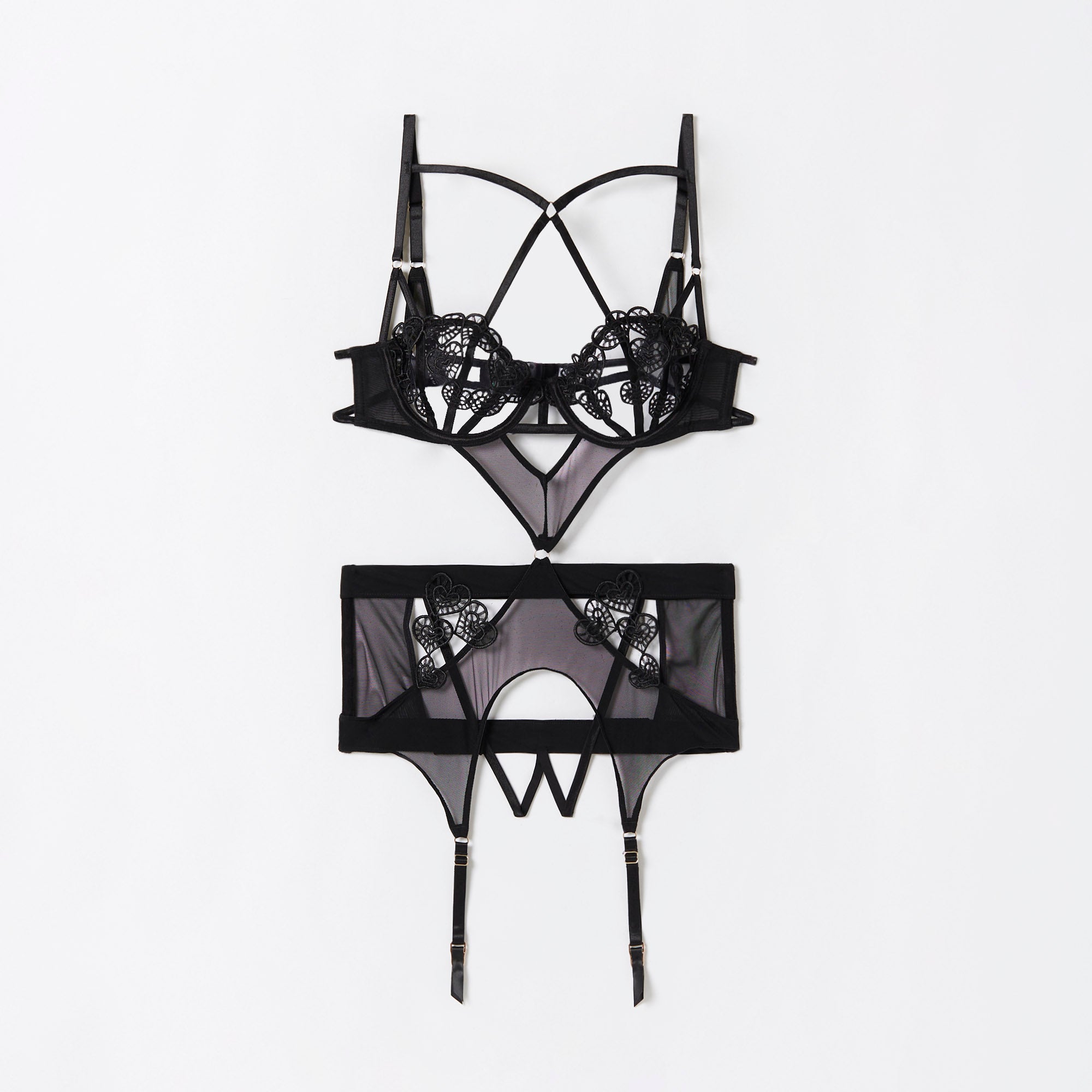 Privé Black Corset - BEVAVA