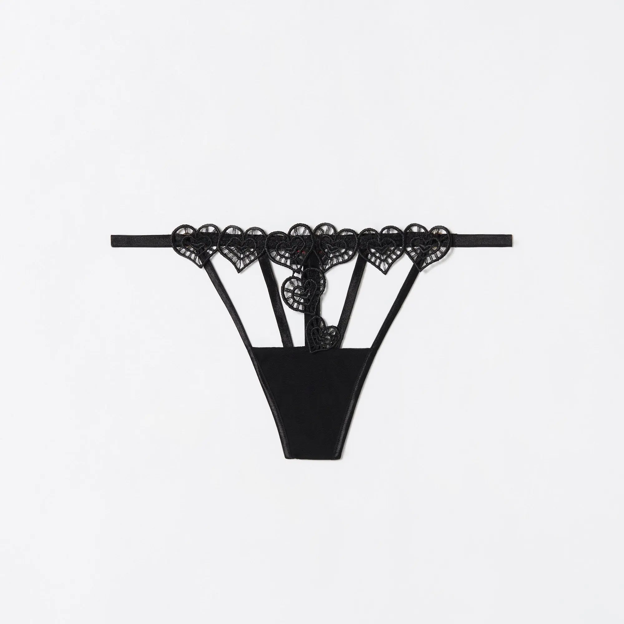 Black Low Waist G-String - BEVAVA