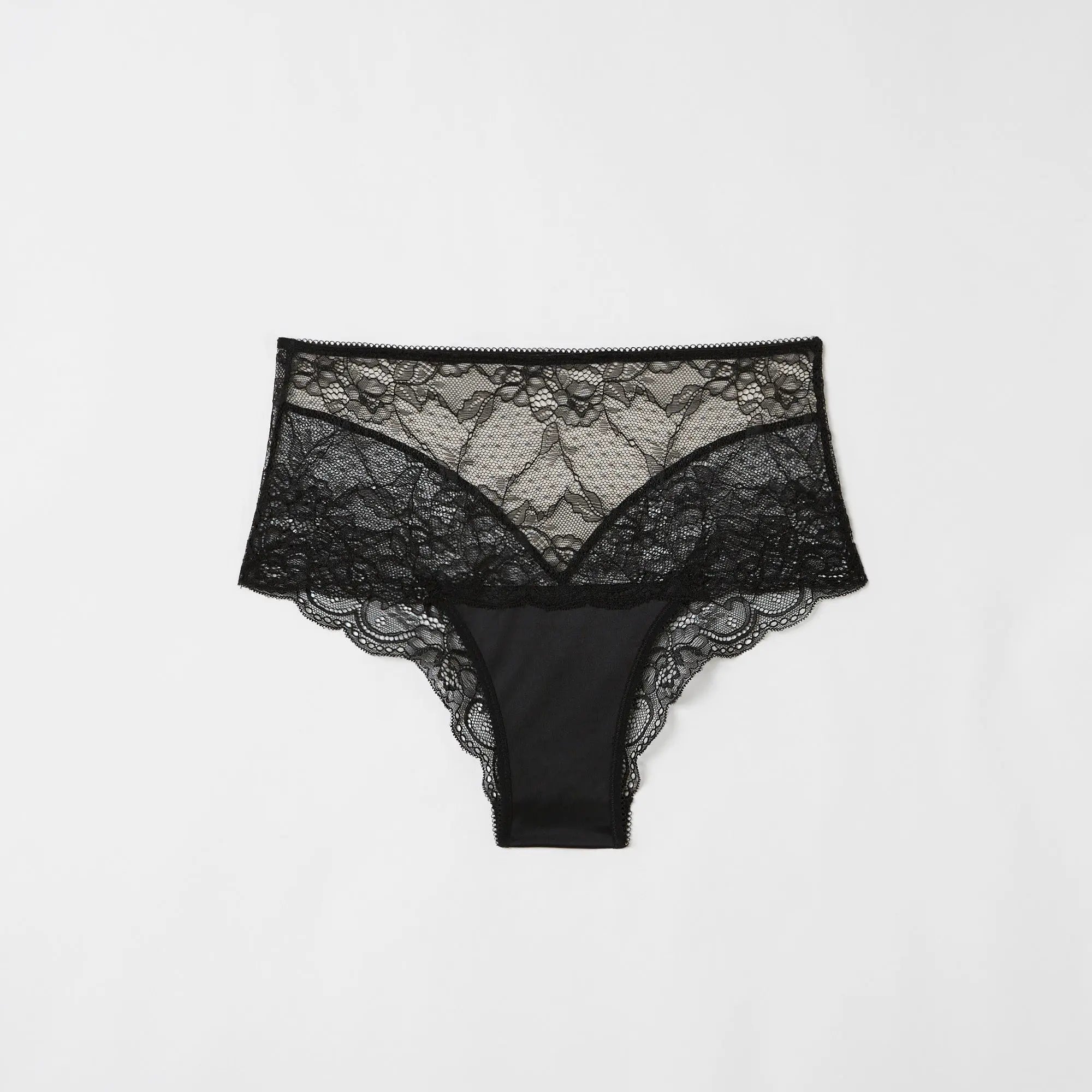 Powder Pink High-Waist Bottom - BEVAVA