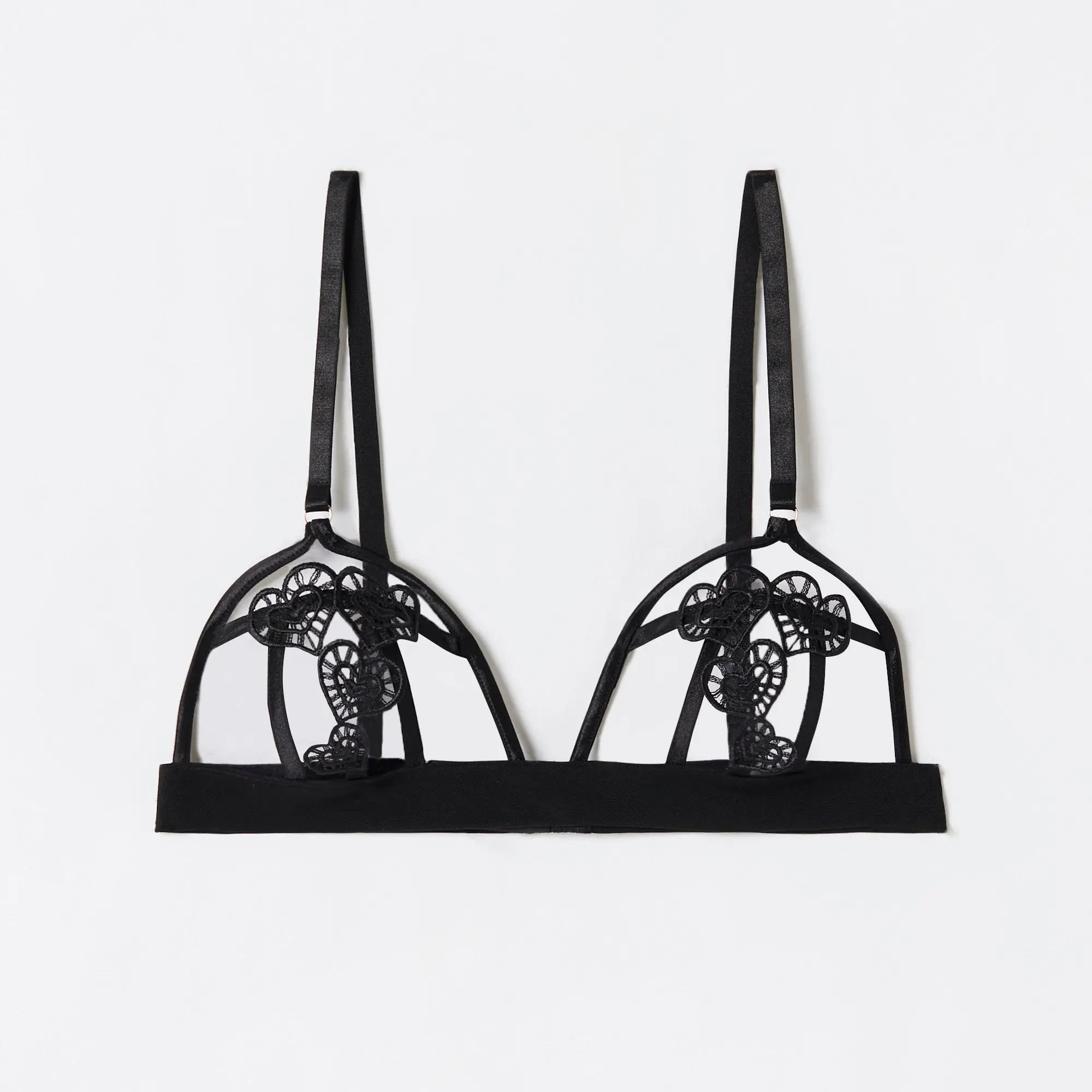 Black Triangle Bra Privé - BEVAVA