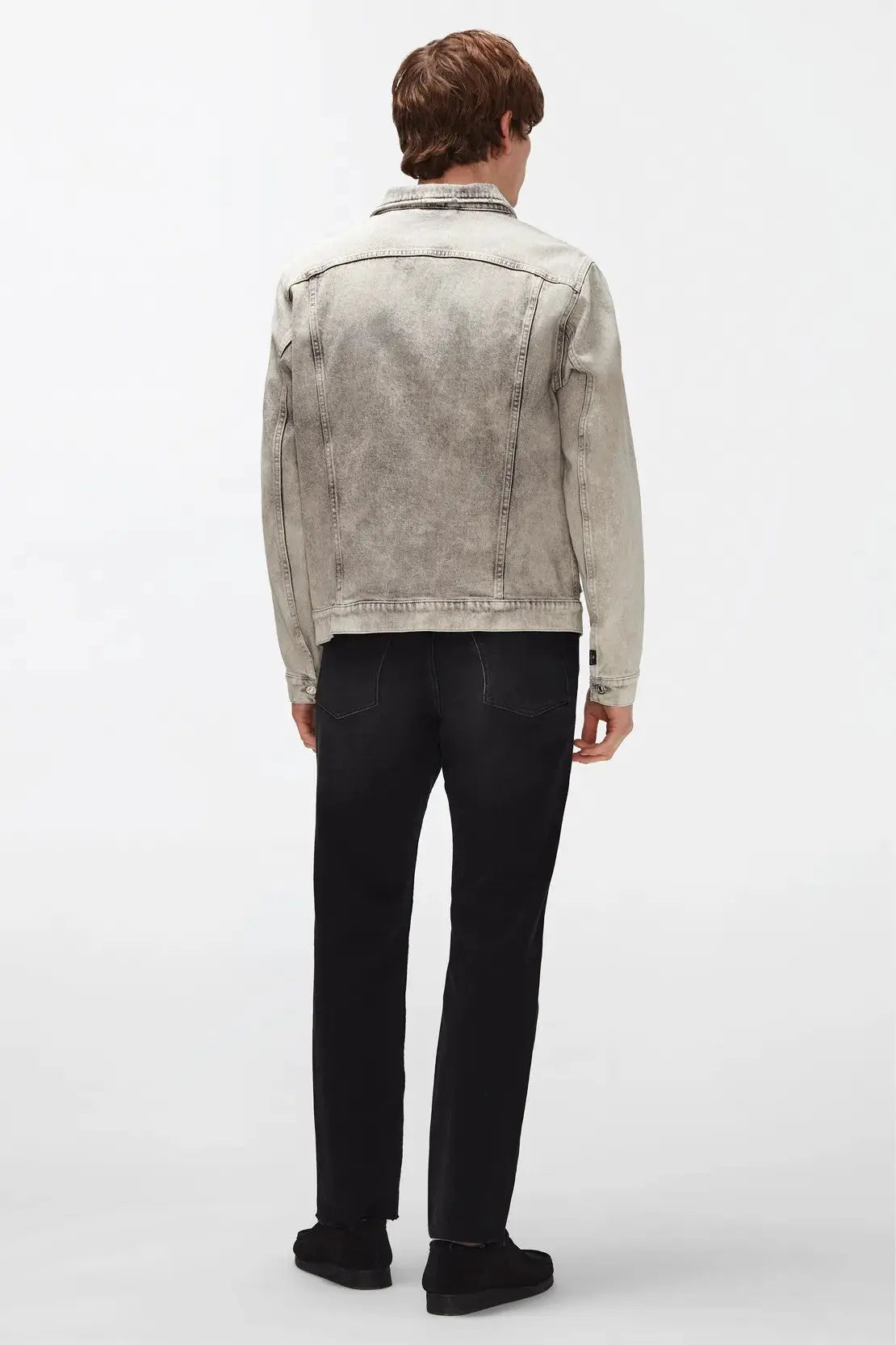 Trucker Pleated Jacket Fog Grey - BEVAVA