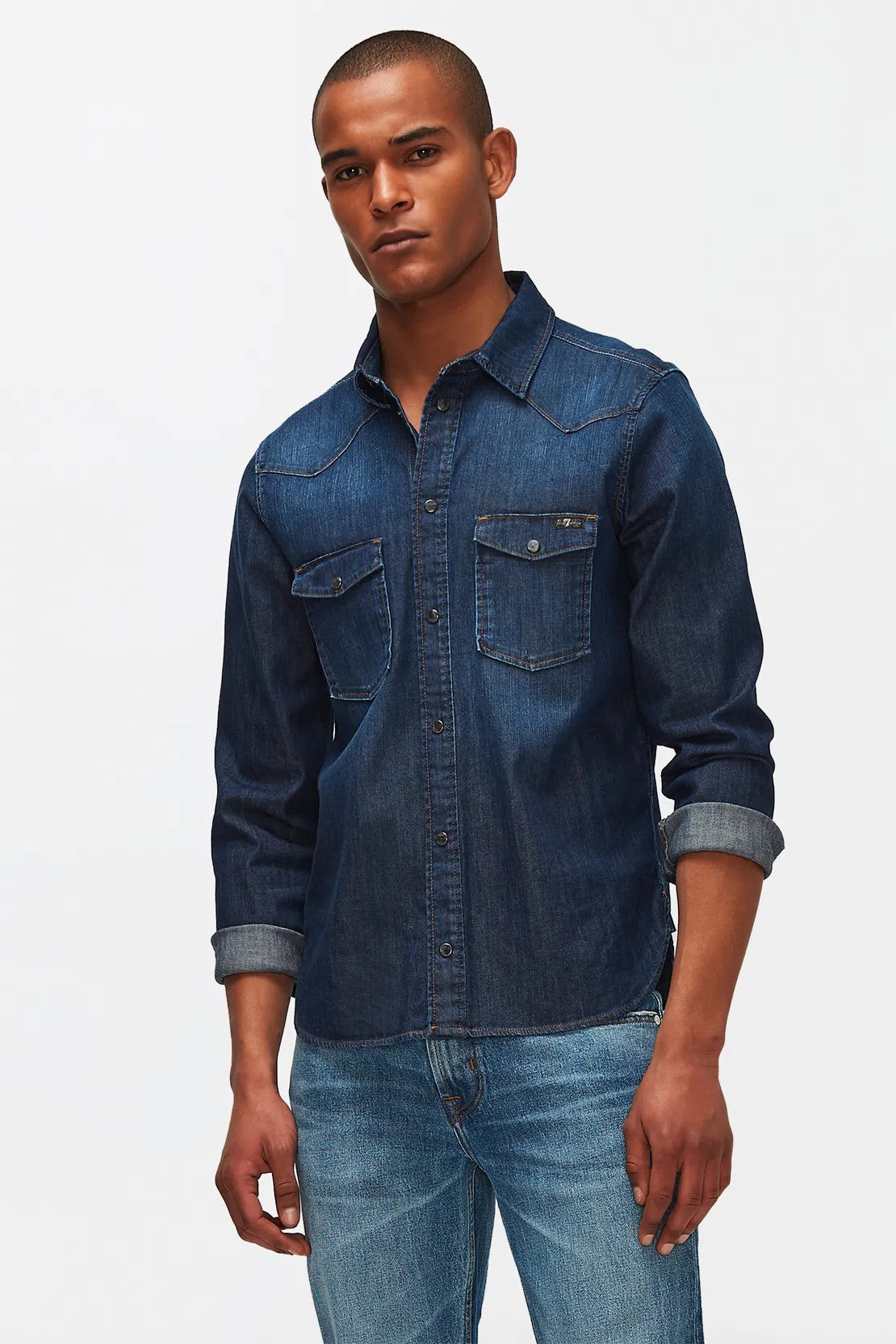 Western Shirt Stretch Tek Elementary 7 For All Mankind