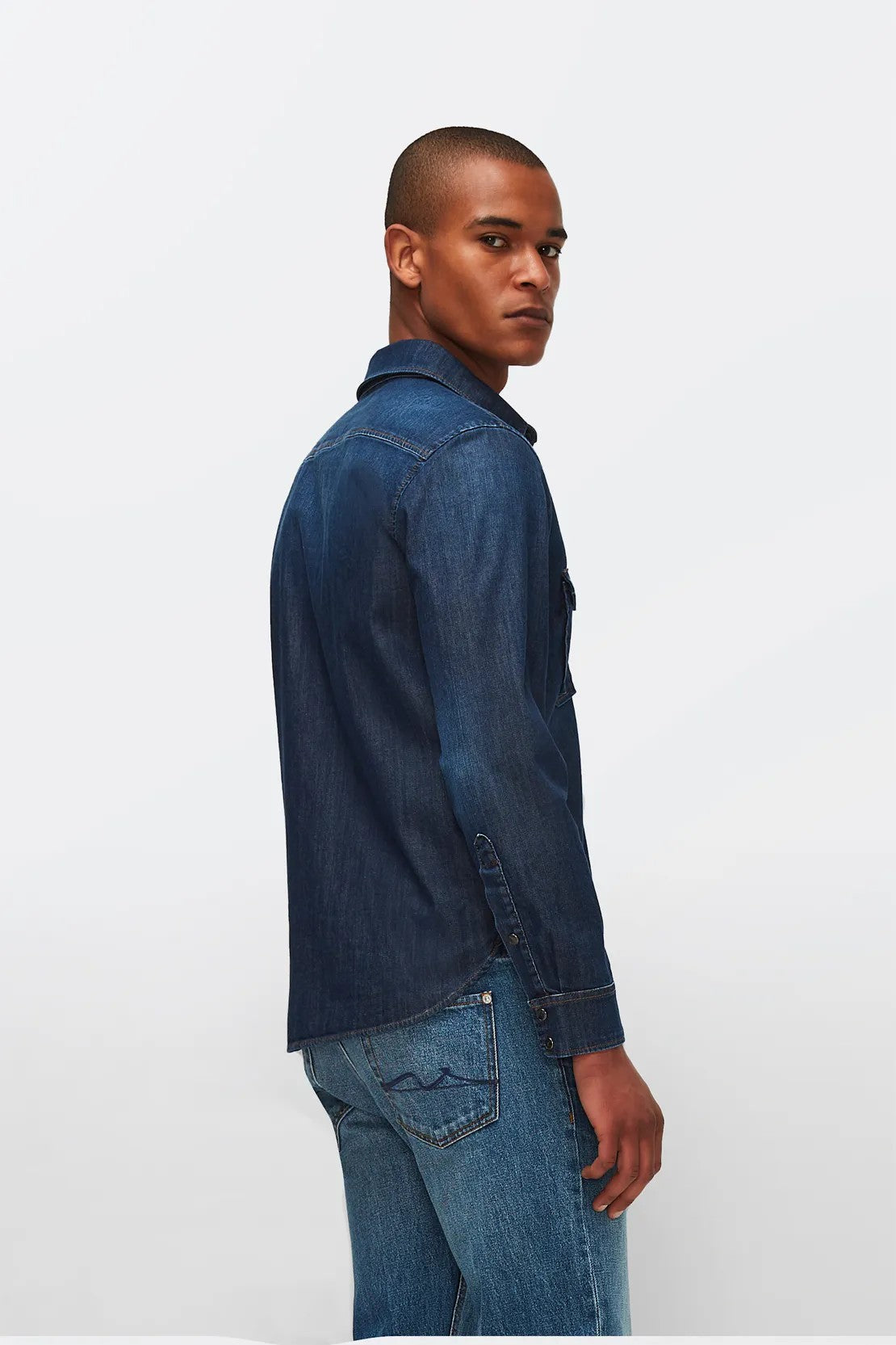 Western Shirt Stretch Tek Elementary 7 For All Mankind