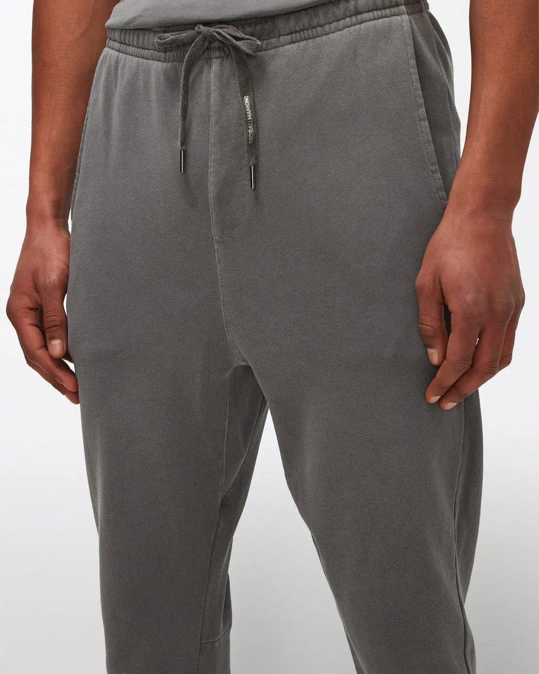 Sweatpants Mineral Dye Charcoal Grey - BEVAVA