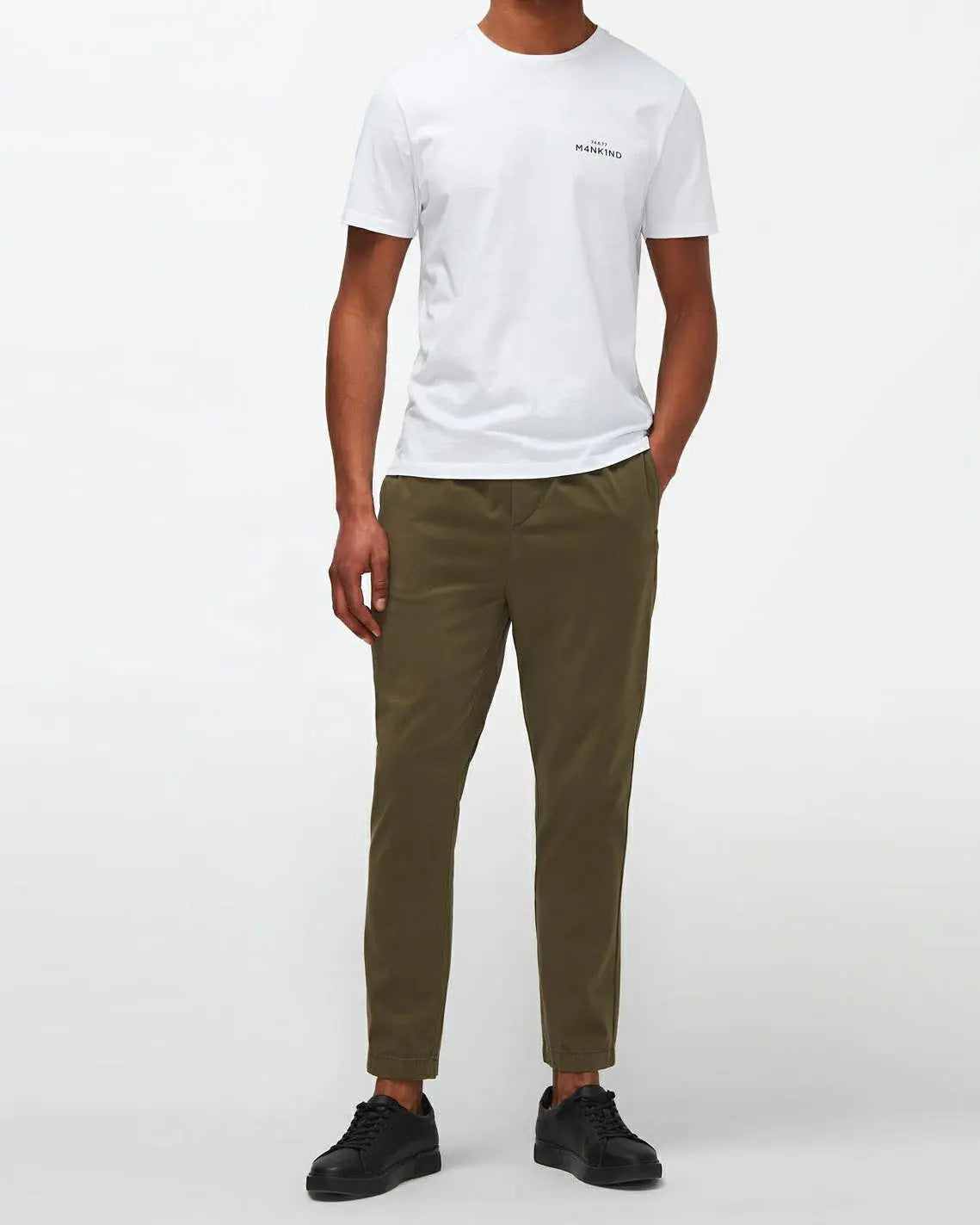 Jogger Chino Luxe Performance Sateen Olive - BEVAVA