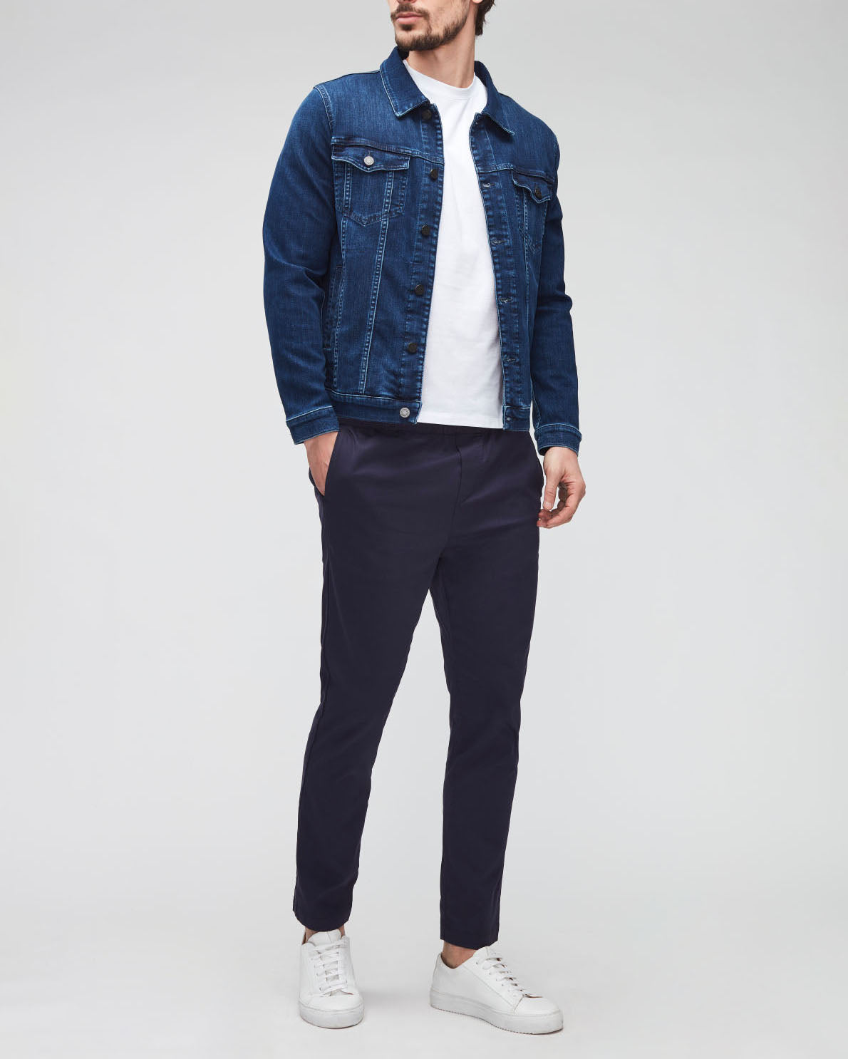 Dark Blue Jogger Chino Tech Series Navy 7 For All Mankind