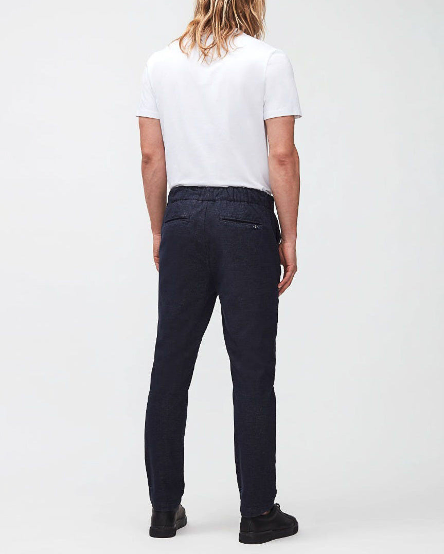 Dark Blue Jogger Chino Cotton Wool Midnight 7 For All Mankind