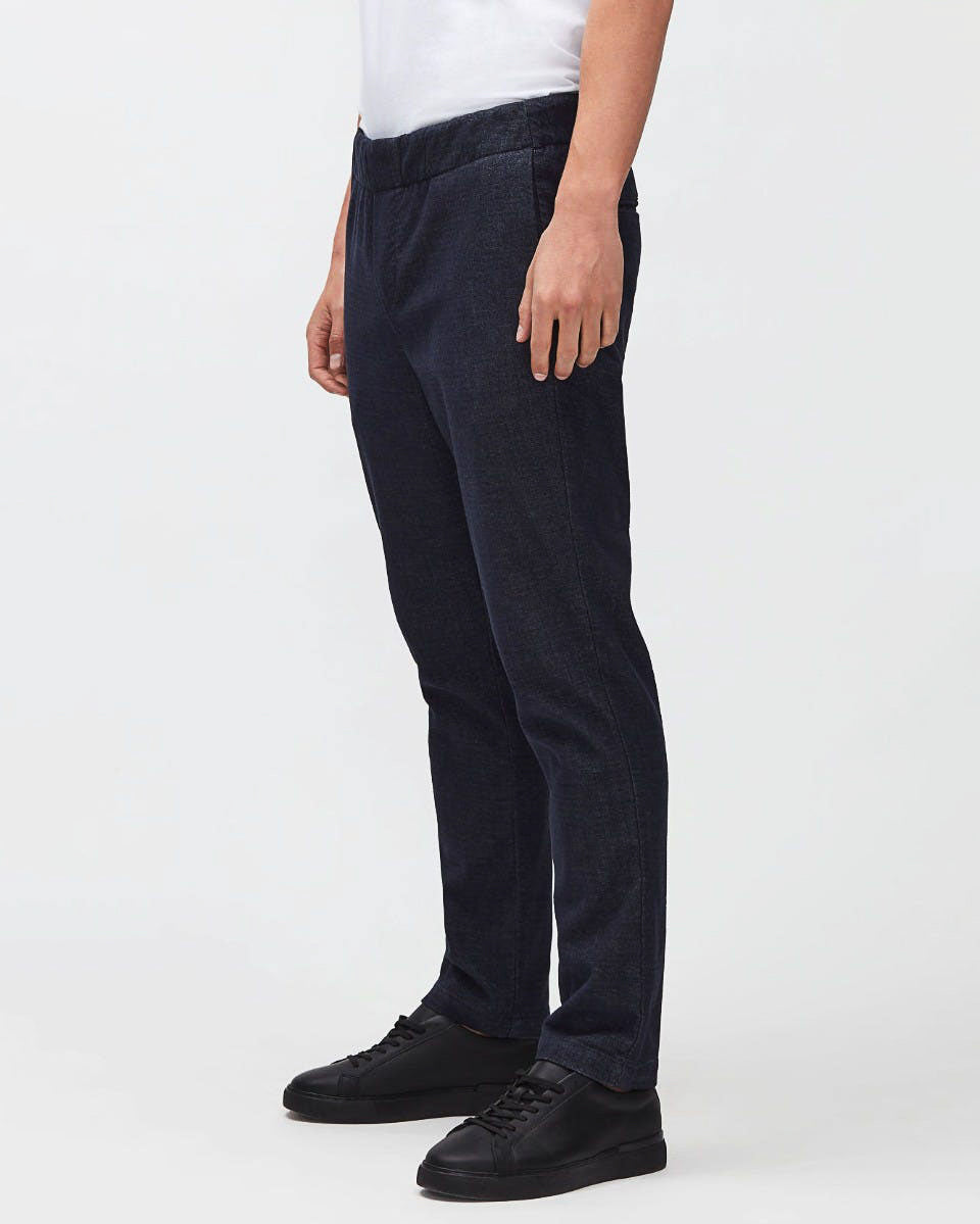 Dark Blue Jogger Chino Cotton Wool Midnight 7 For All Mankind