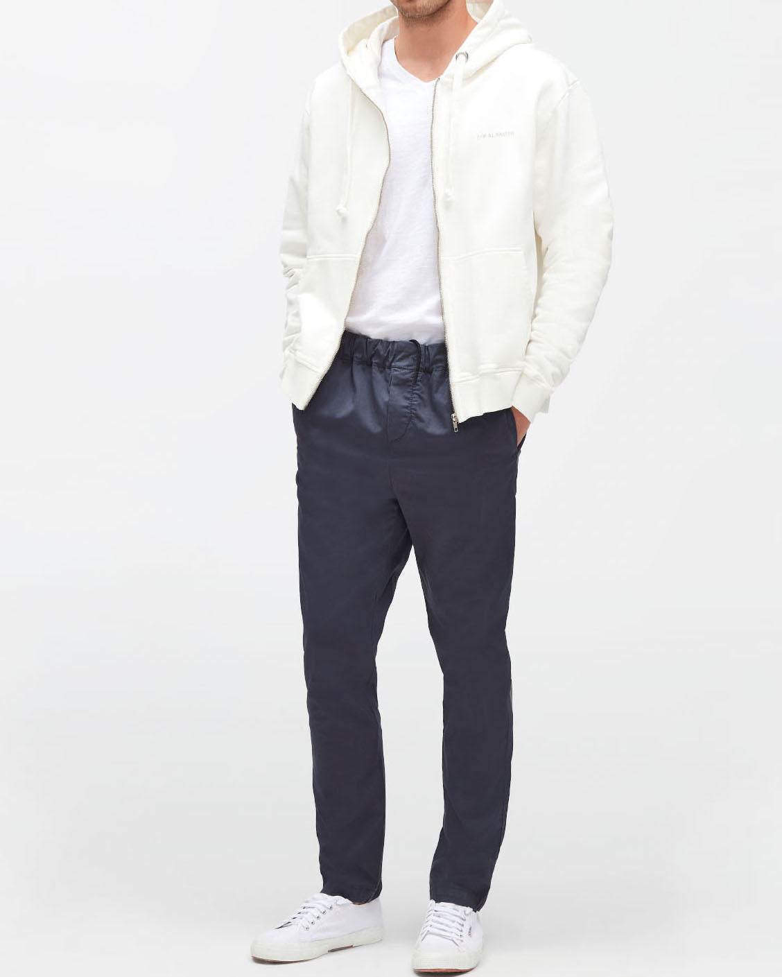 Dark Blue Jogger Chino Tech Series Vintage Blue 7 For All Mankind