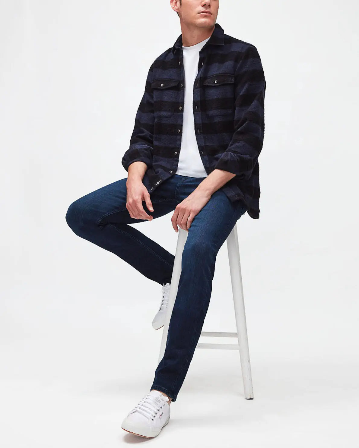 Dark Blue Ronnie Special Edition Stretch Tek Five Stars - BEVAVA