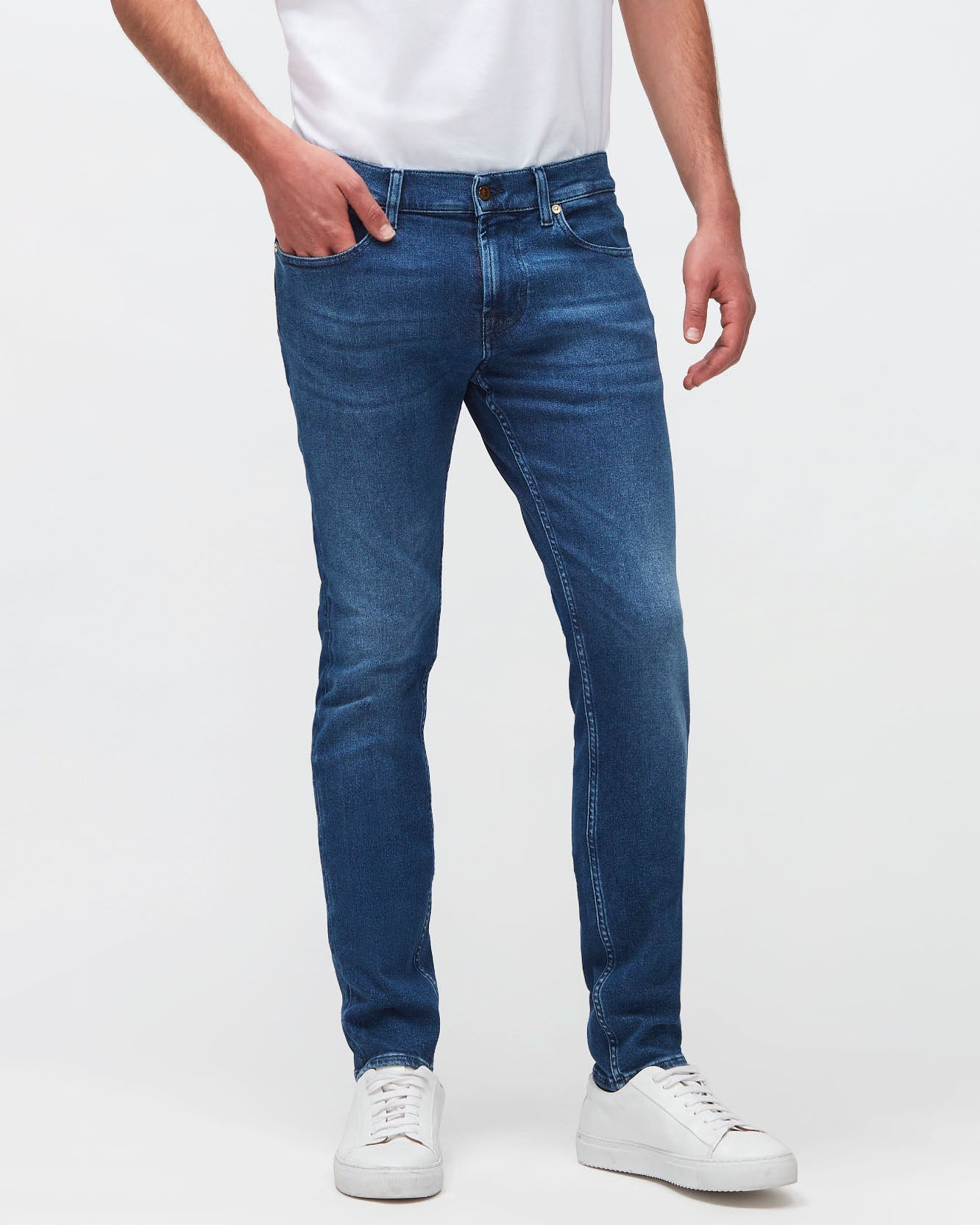 Middle Blue Ronnie Special Edition Stretch Tek Eco Falling 7 For All Mankind