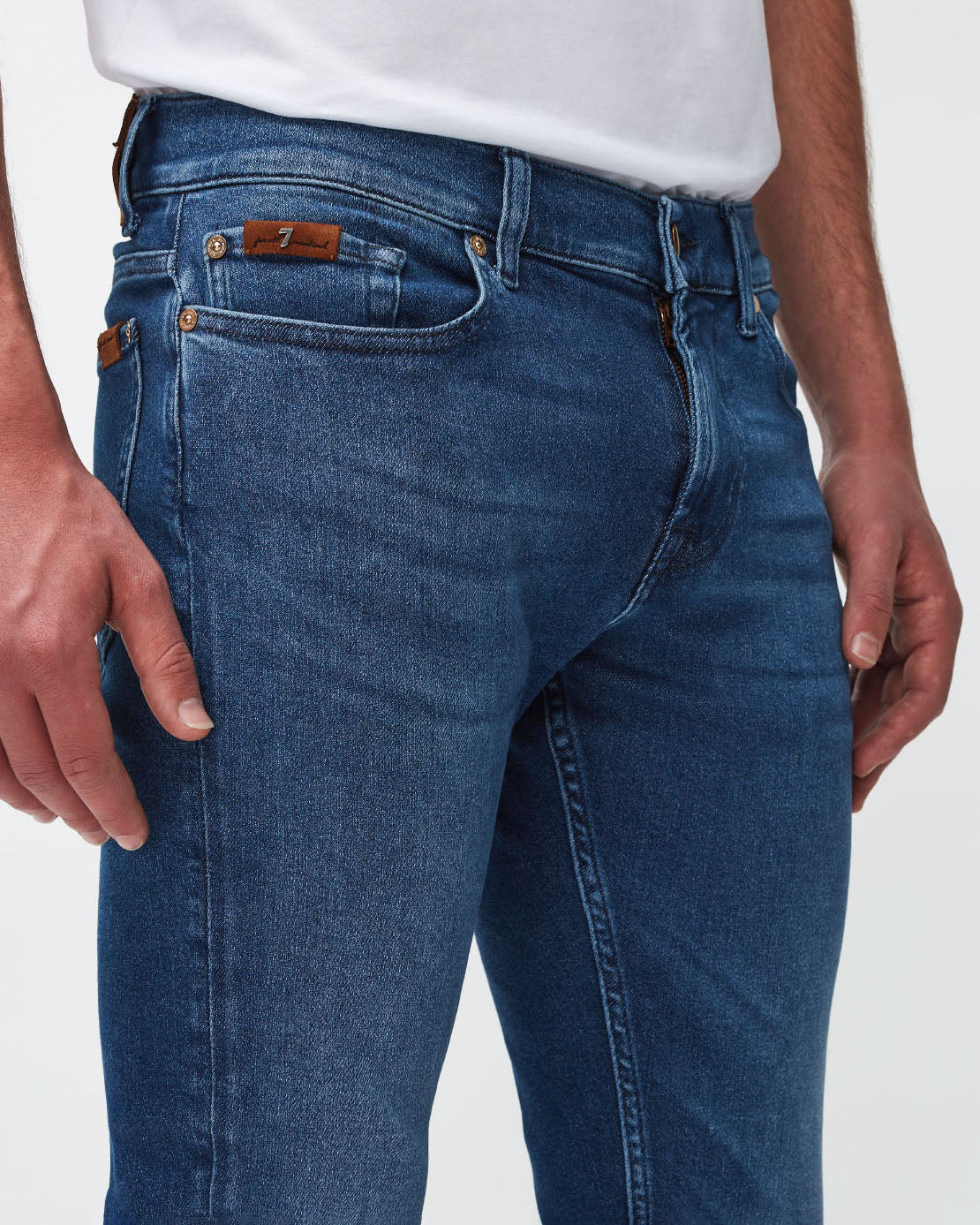 Middle Blue Ronnie Special Edition Stretch Tek Eco Falling 7 For All Mankind