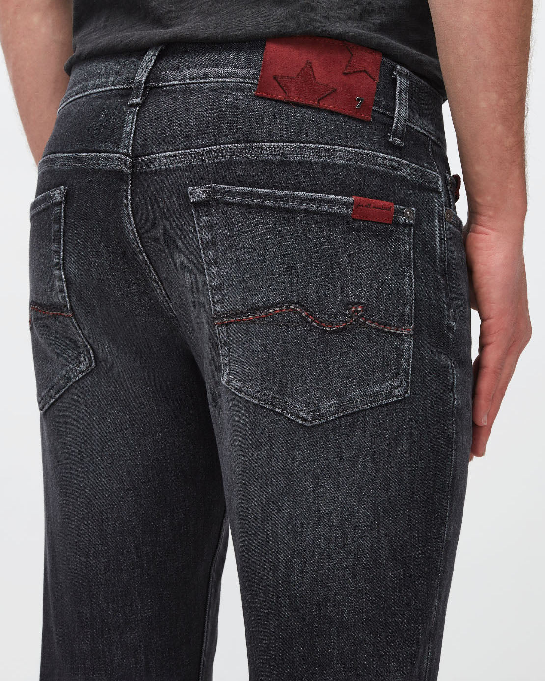 Dark Grey Ronnie Special Edition Stretch Tek Worldwide 7 For All Mankind