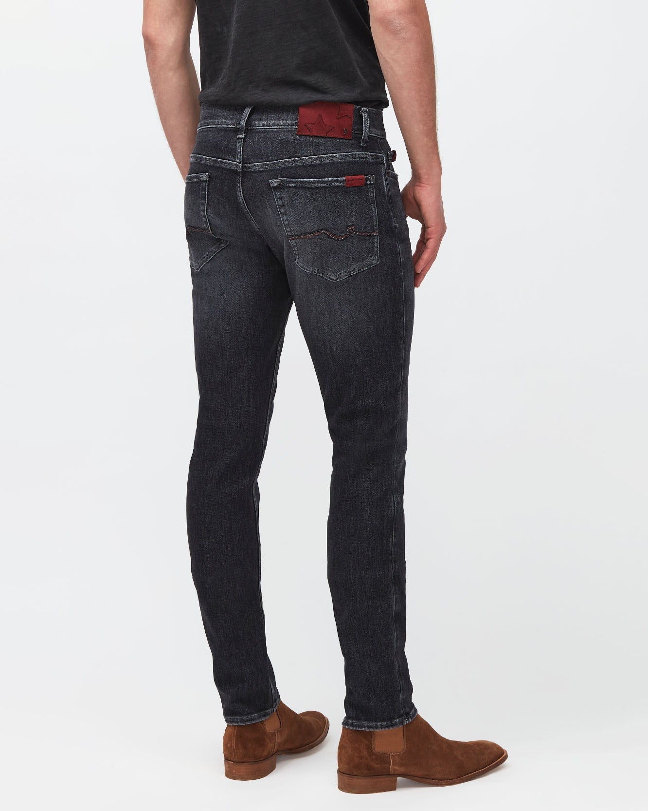 Dark Grey Ronnie Special Edition Stretch Tek Worldwide 7 For All Mankind