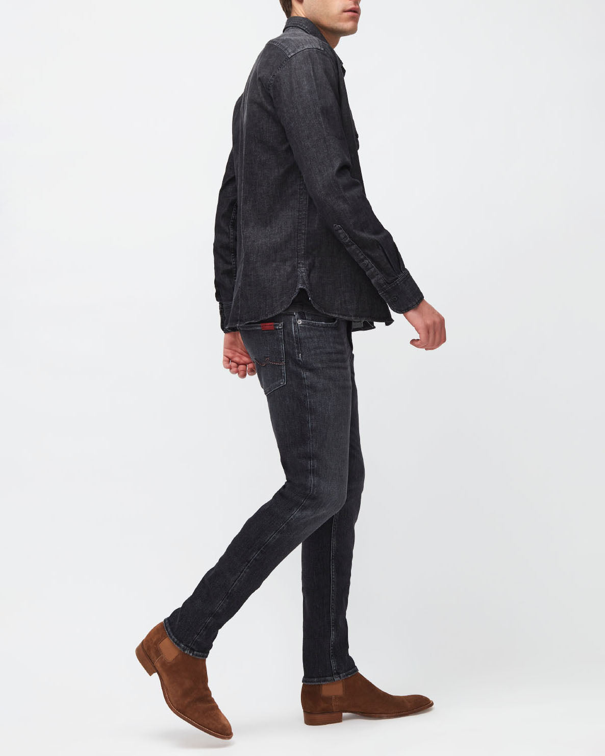 Dark Grey Ronnie Special Edition Stretch Tek Worldwide 7 For All Mankind