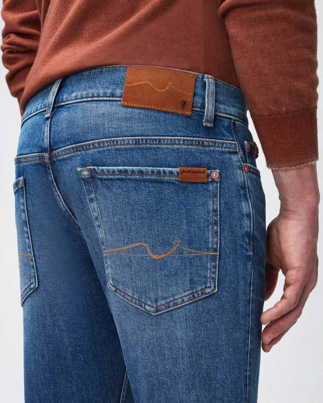 Middle Blue Ronnie Sp Edition American Vintage Strolling Blue - BEVAVA