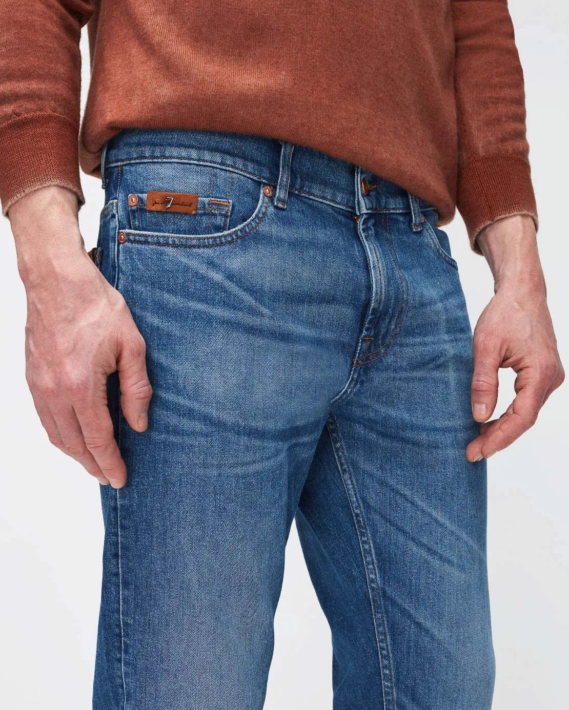 Middle Blue Ronnie Sp Edition American Vintage Strolling Blue - BEVAVA