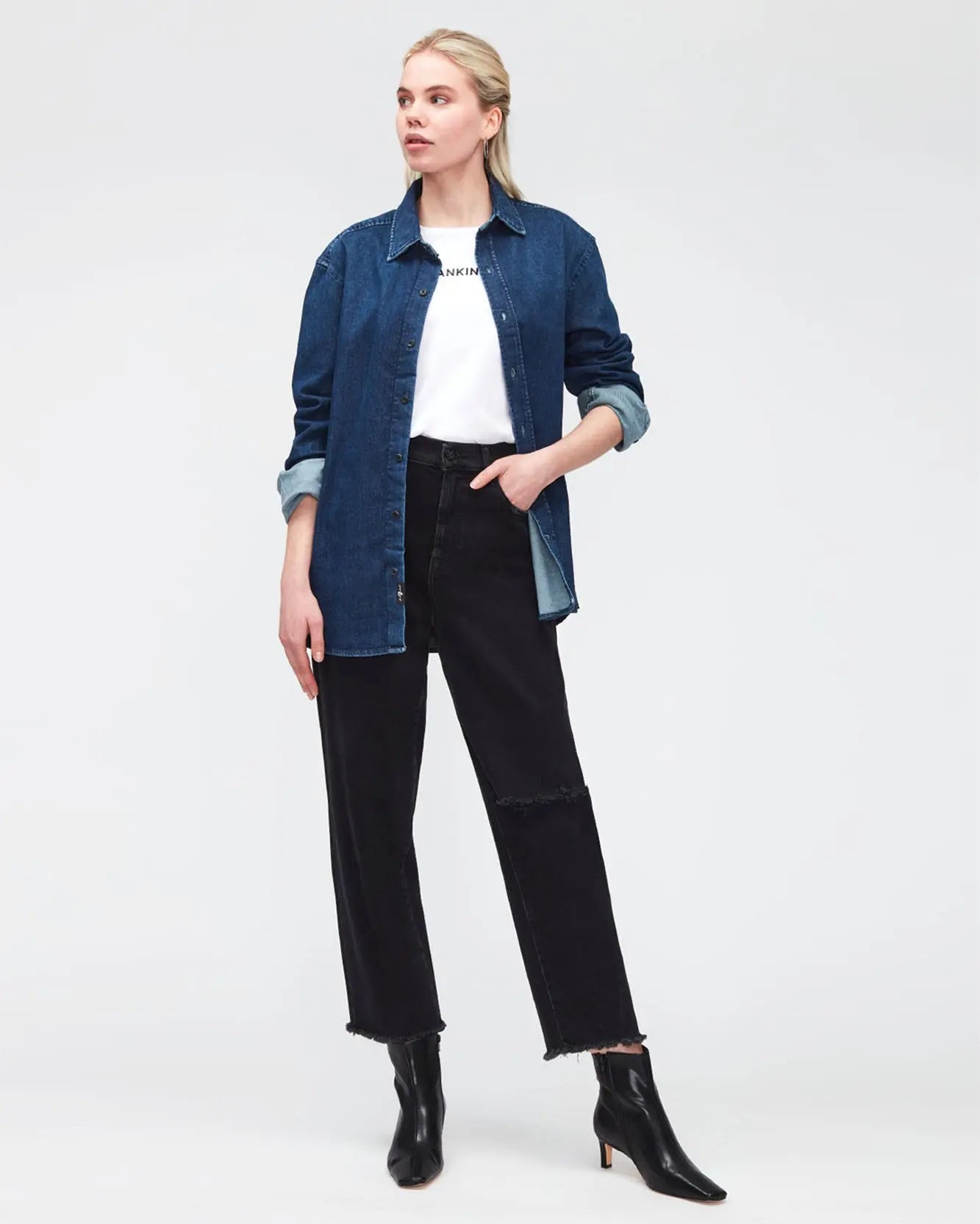 Black Dylan Fearless Distressed - BEVAVA