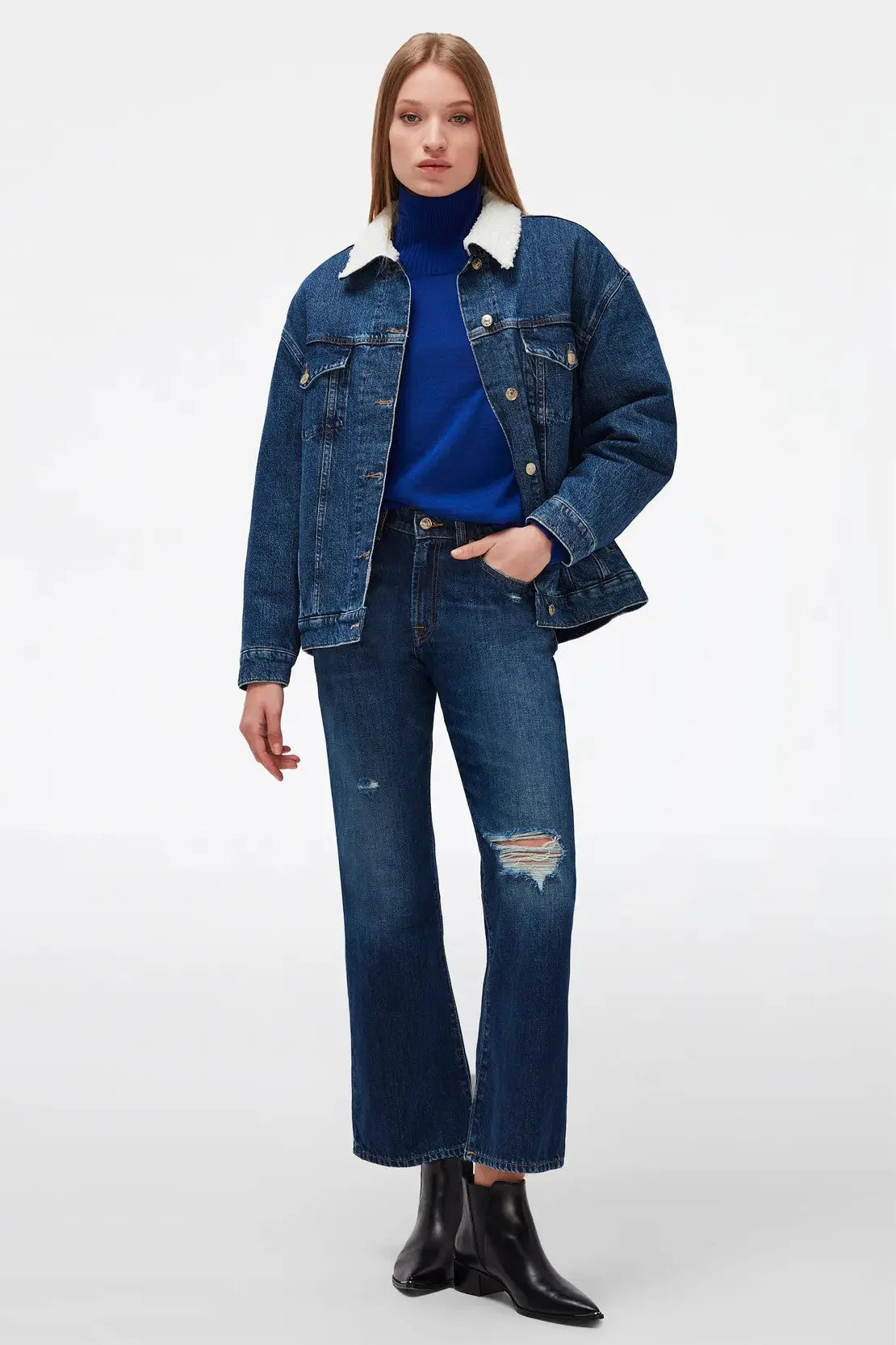 Easy Jacket Street Wise With Fake Fur - BEVAVA