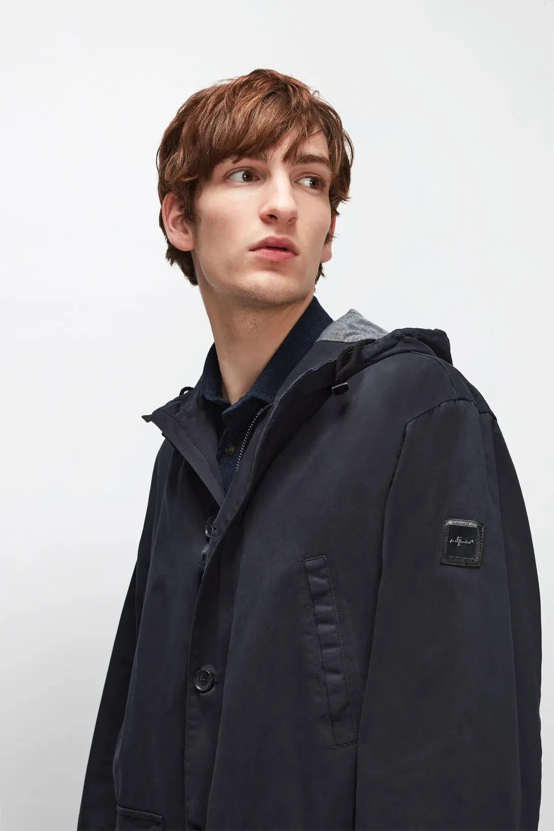 Parka Coat Cotton Navy - BEVAVA