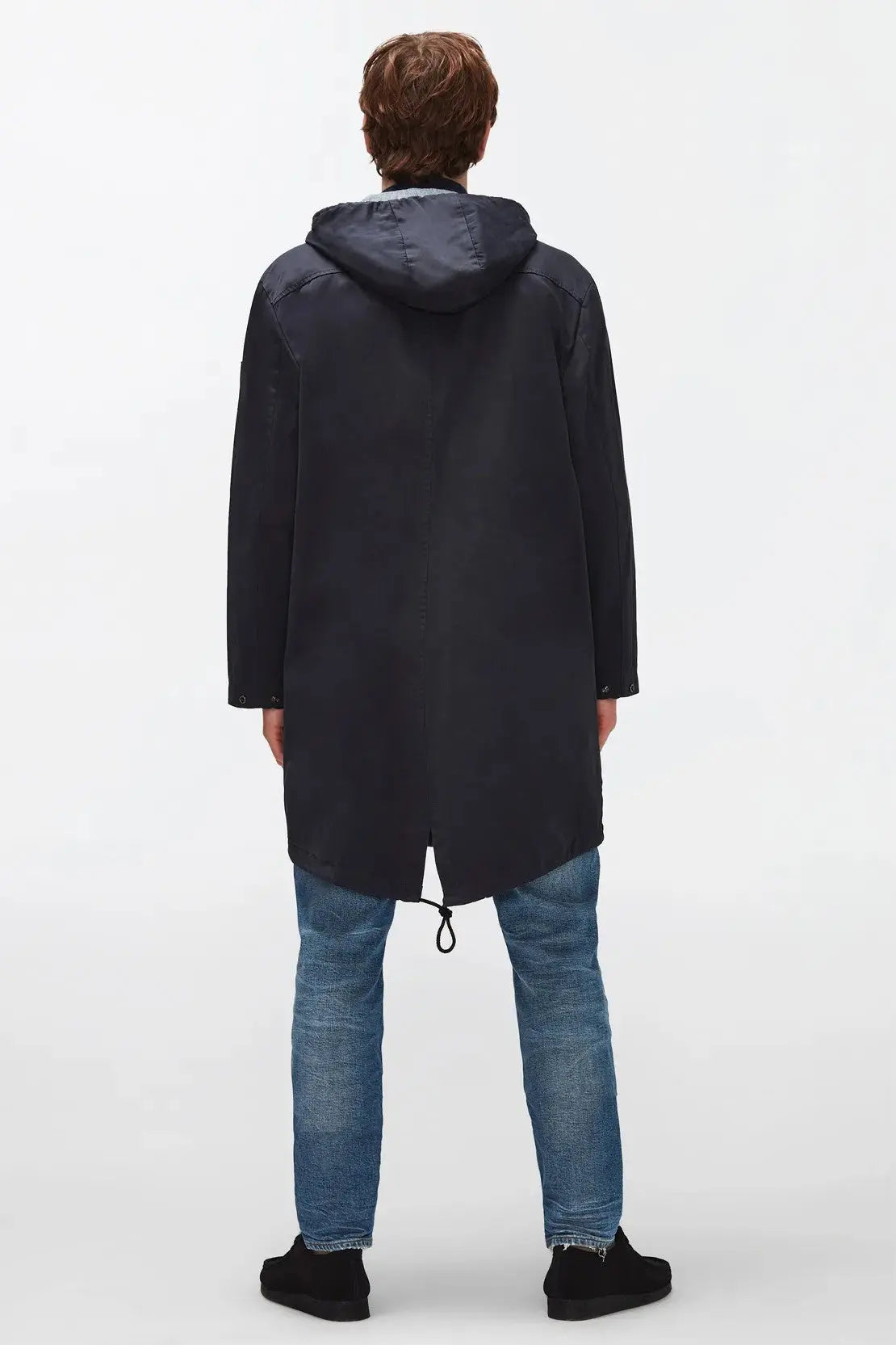 Parka Coat Cotton Navy - BEVAVA