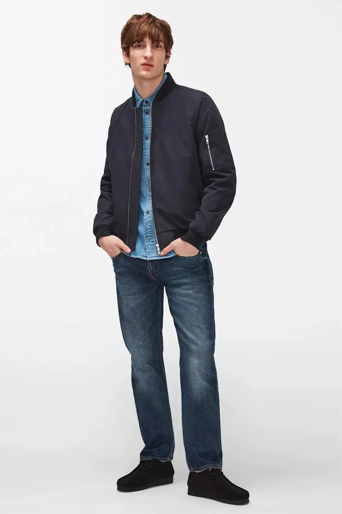 Bomber Jacket Tech Series Navy - BEVAVA