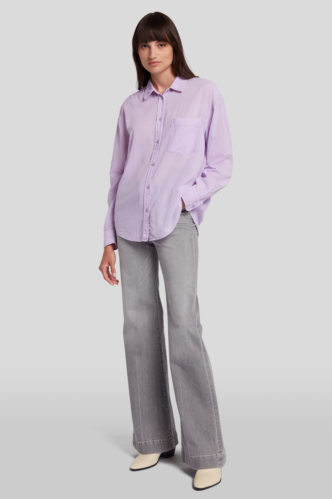 Voile Button Down Cotton Voile Lavender_JSFL5680LA_LA_02