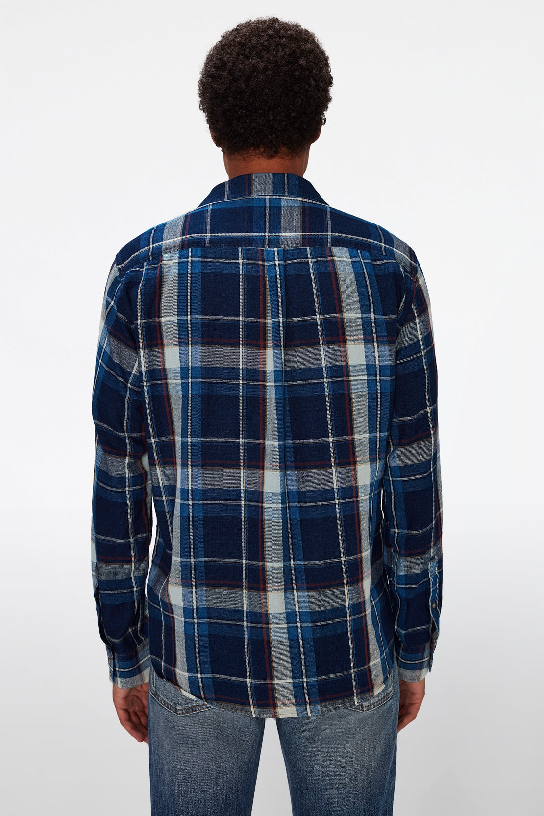 One Pocket Shirt Cotton True Indigo 7 For All Mankind