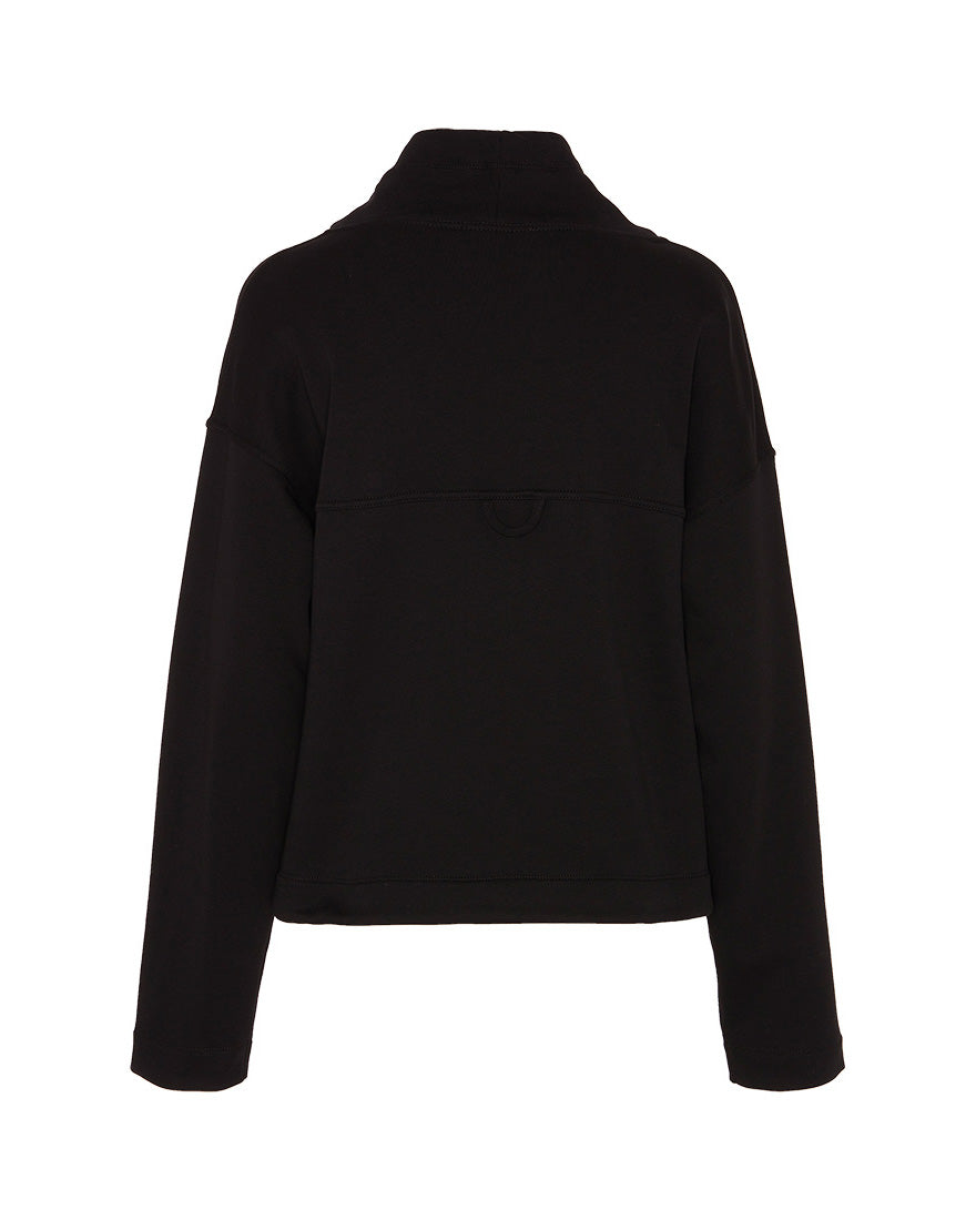 Black Utility Sweat Shirt Cotton Black 7 For All Mankind