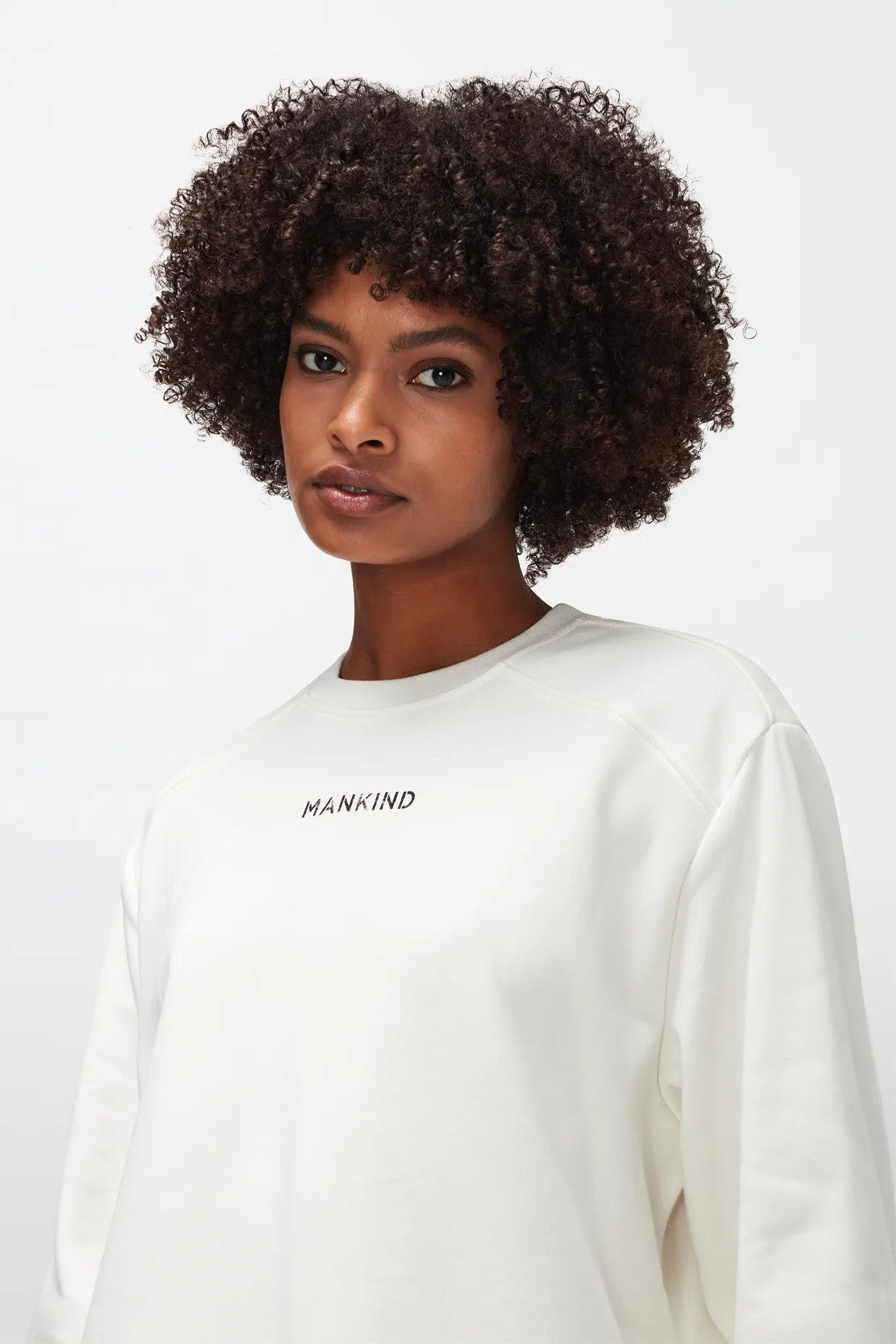 Mankind Sweatshirt Cotton Winter White 7 For All Mankind