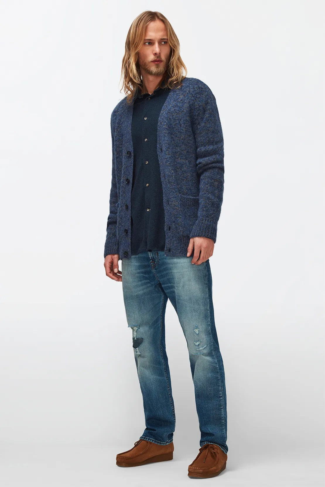 Cardigan Mixed Fabrics Multicolour 7 For All Mankind