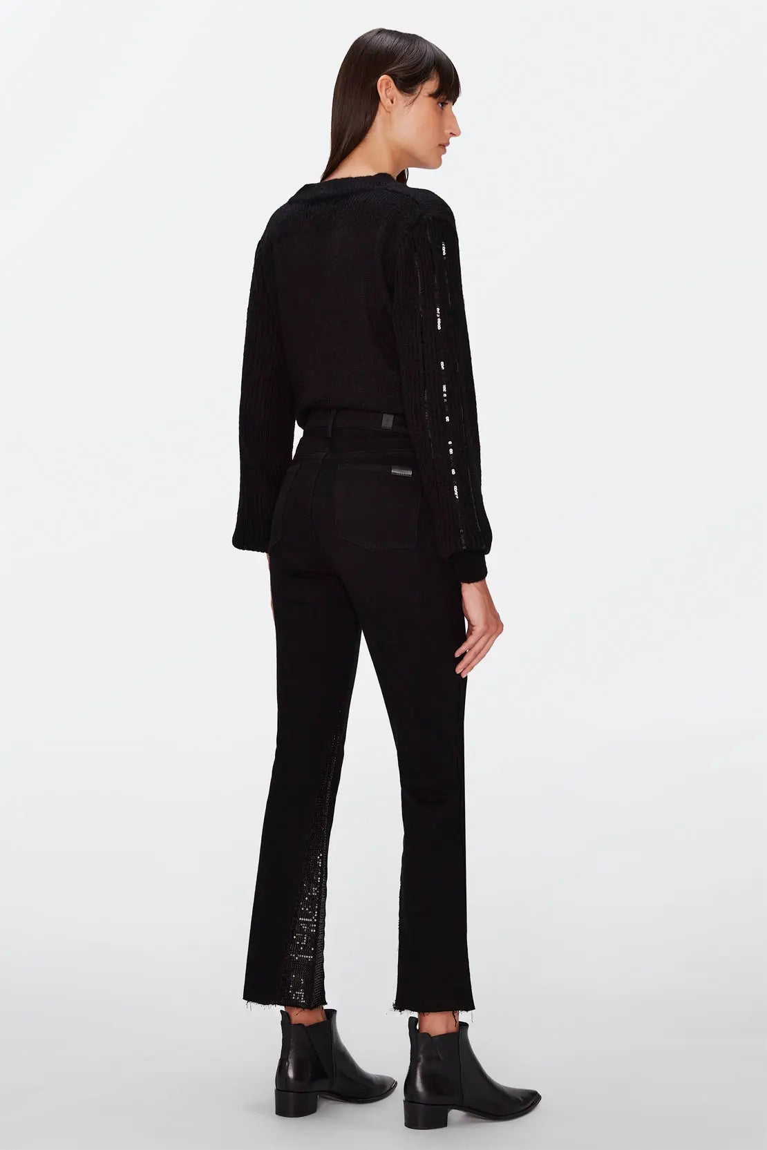 Hw Slim Kick Diva With Inserted Sequins - BEVAVA