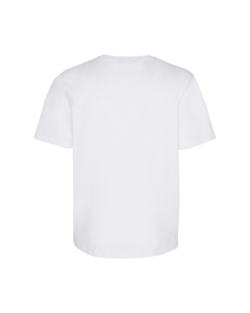 White Graphic Tee Photo Patch White 7 For All Mankind