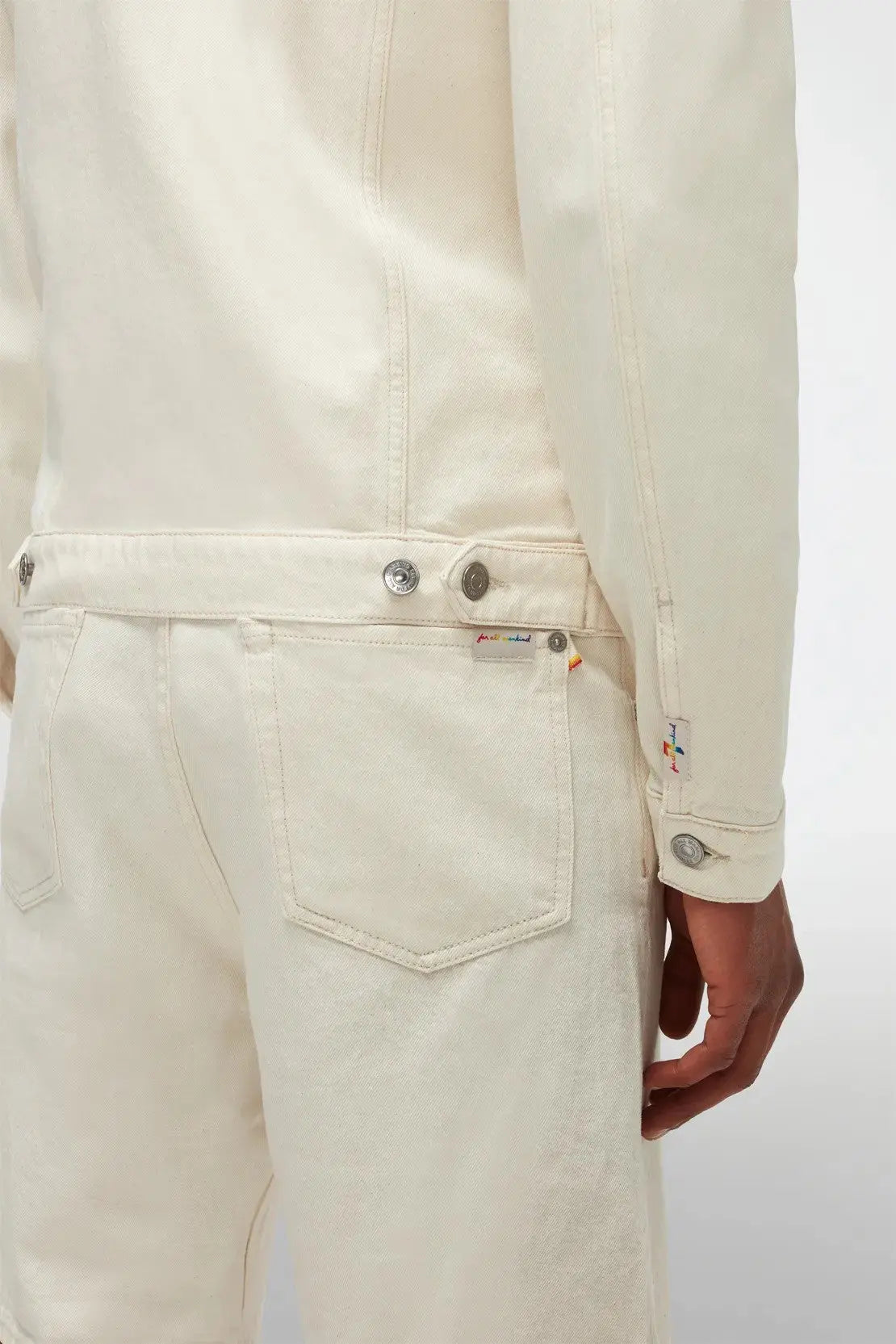 White Denim Jacket - BEVAVA